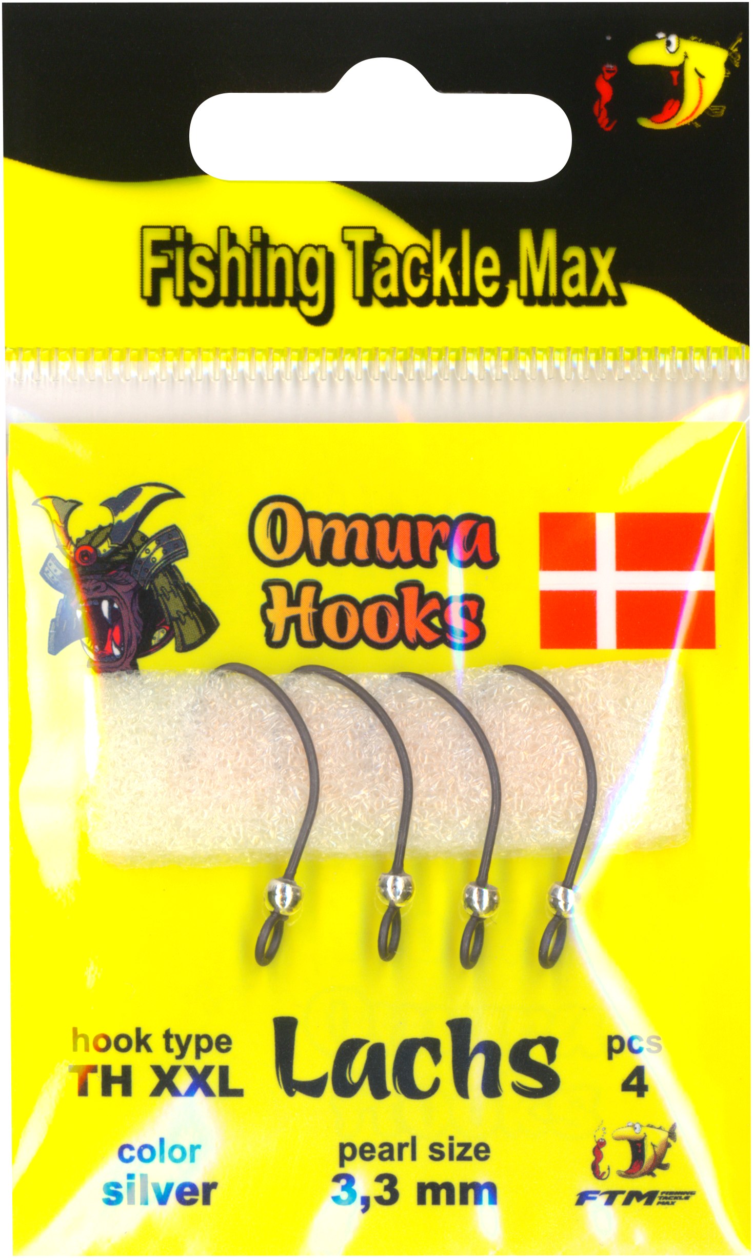 Omura Hook TH XXL silver 3,3 mm 0,42 g 4 Stk.