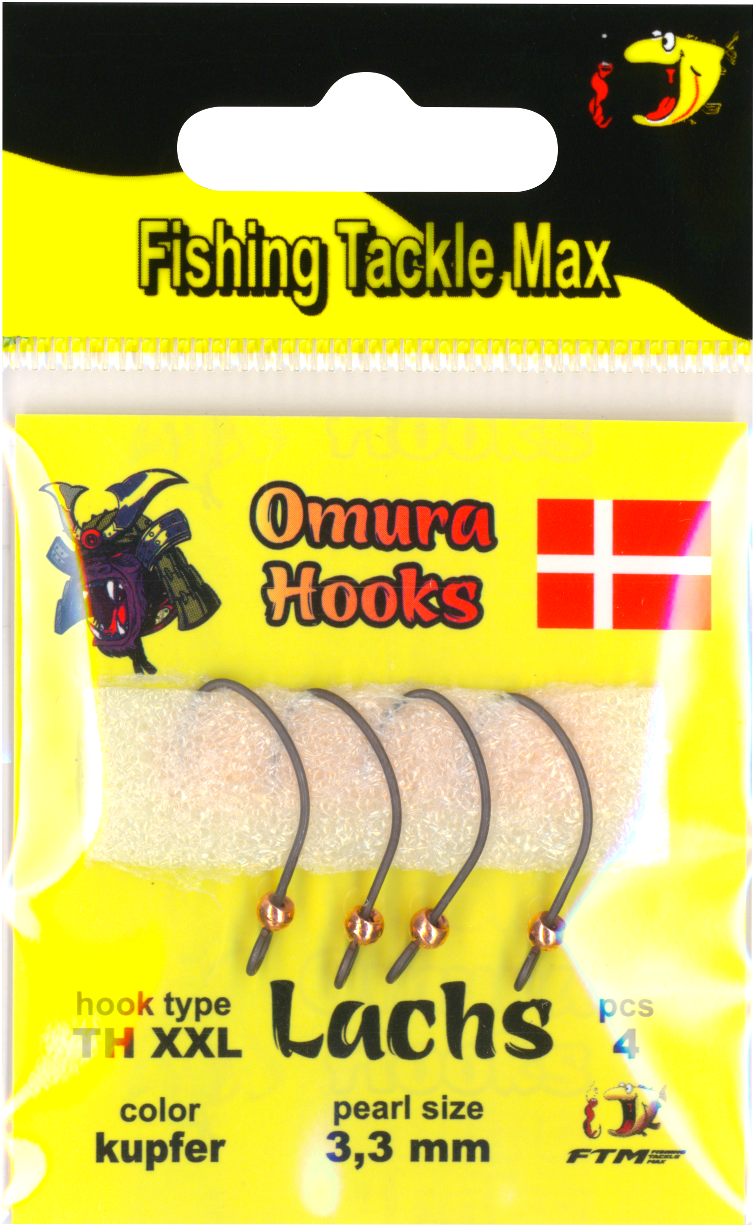 Omura Hook TH XXL kupfer 3,3 mm 0,42 g 4 Stk.