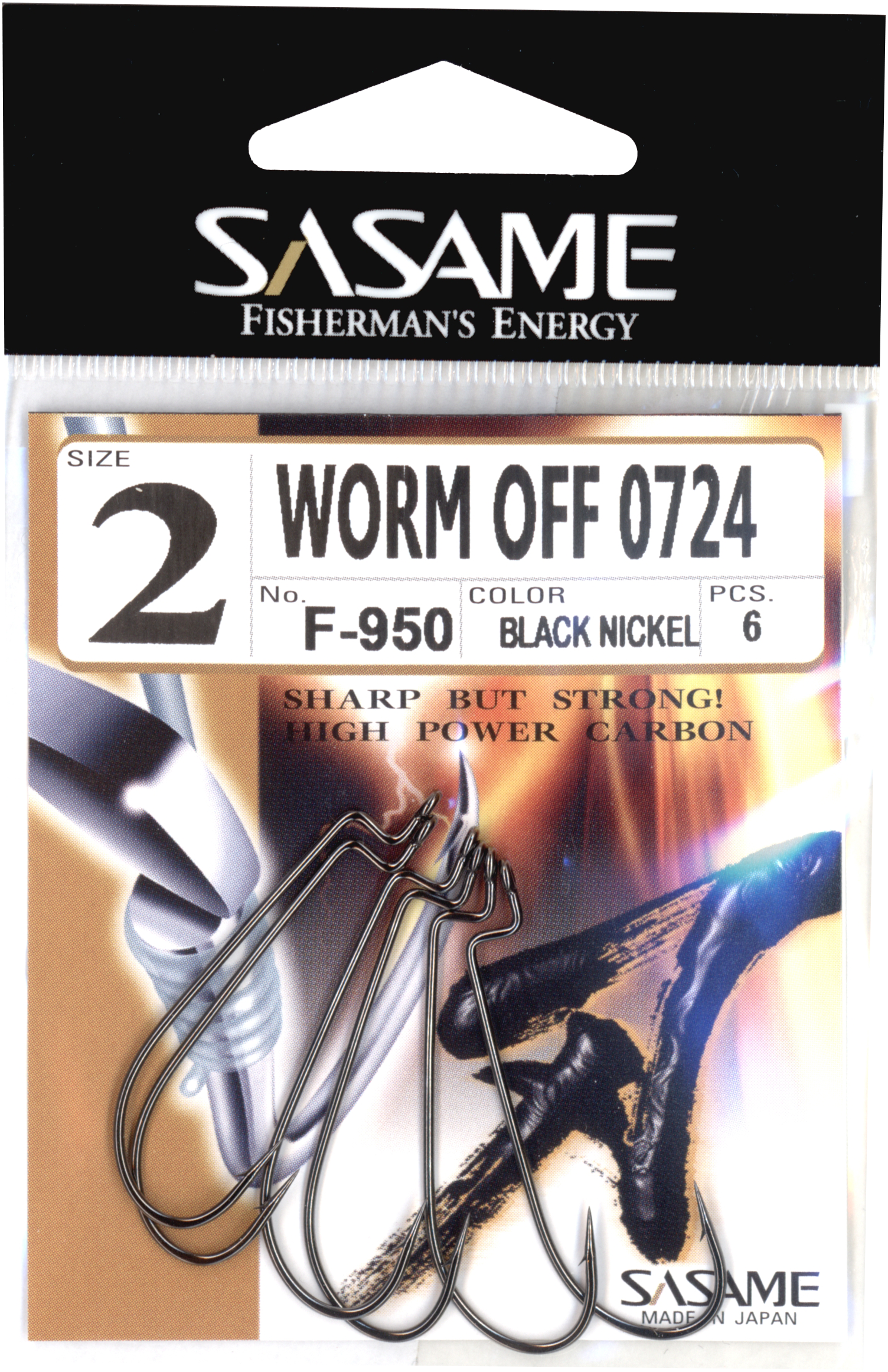 Haken Sasame Worm Off 0724 Gr. 2