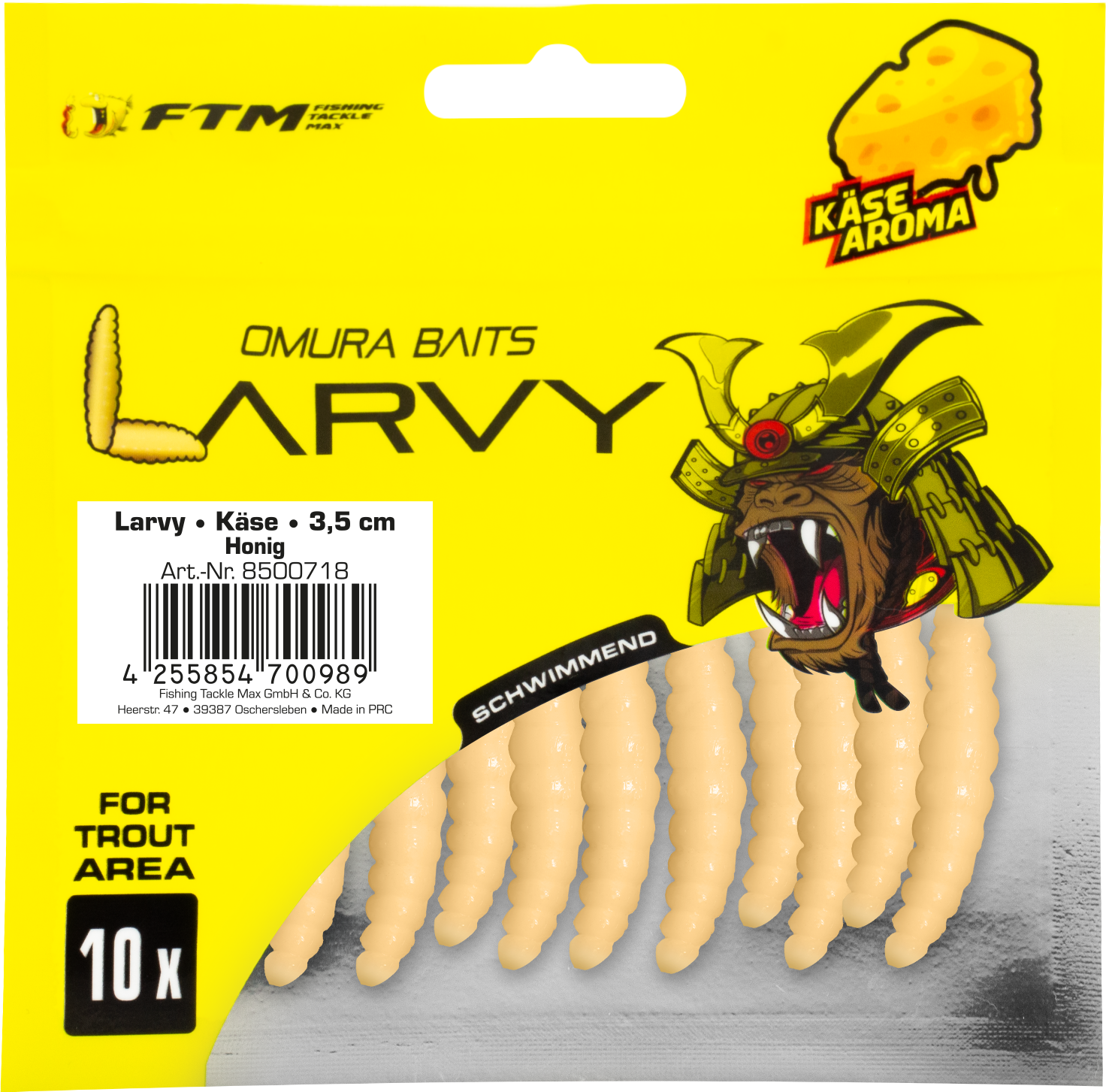 Omura Baits Larvy Käse 3,5 cm Honig