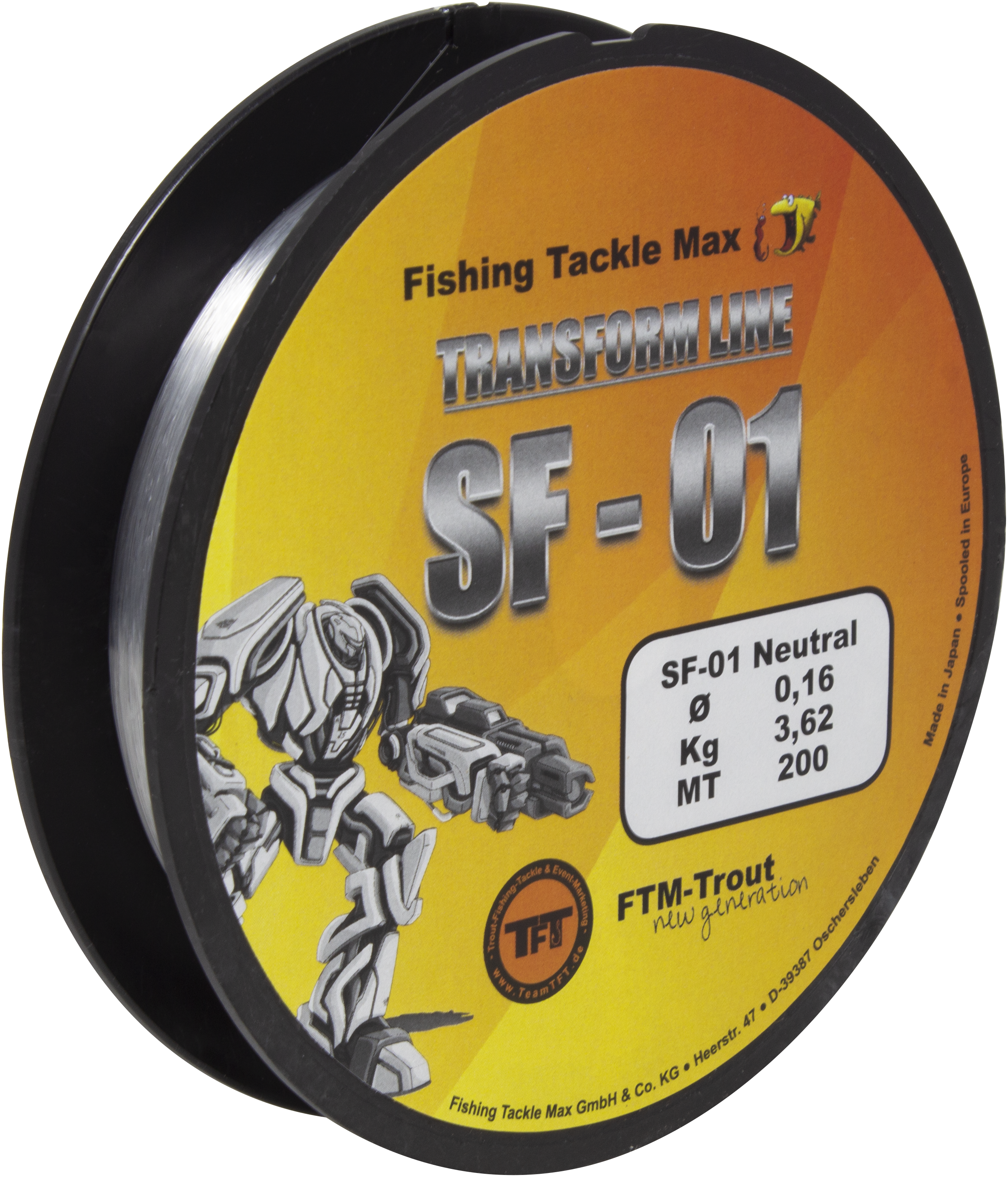 Transform Line Fluo clear Ø 0,16 mm 200m