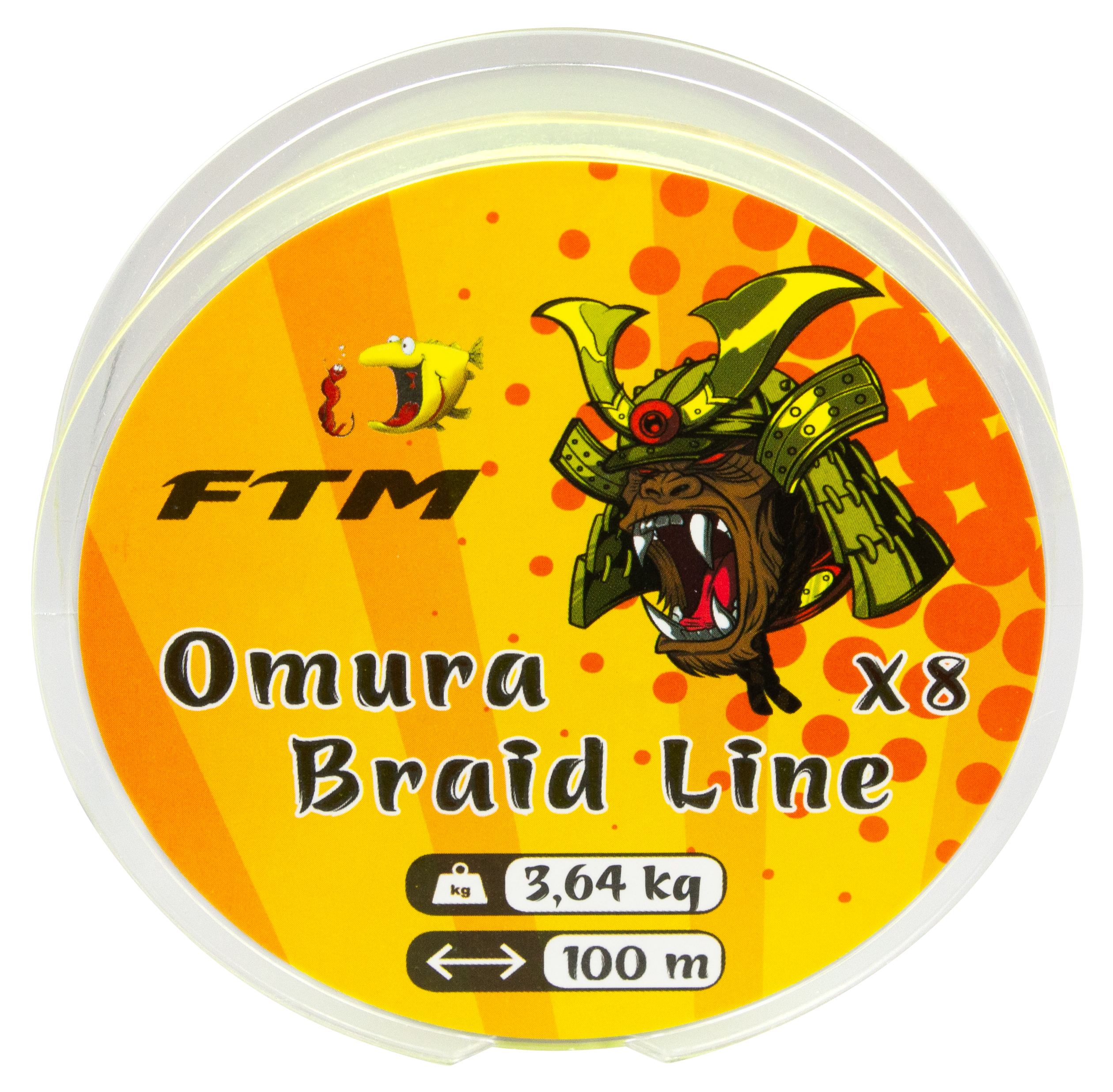 Schnur Omura Braid 3,64 kg - 0,08 mm