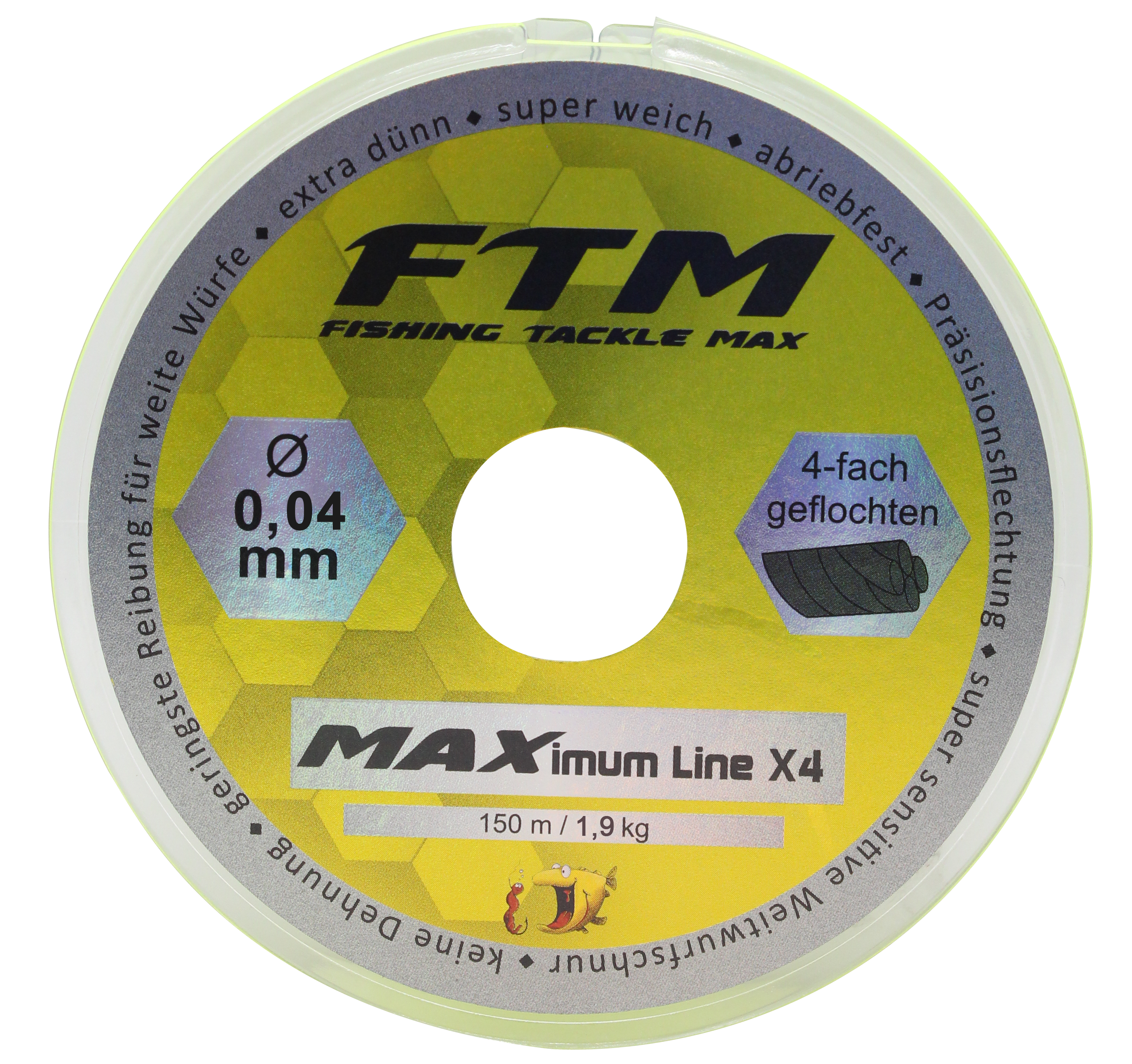 Schnur MAXimum X4 Ø 0,04 mm 1,9 kg