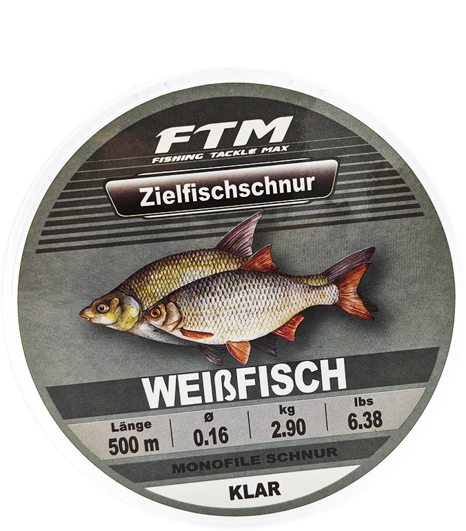 Zielfischschnur mono Weissfisch klar Ø 0,16 mm 500 m