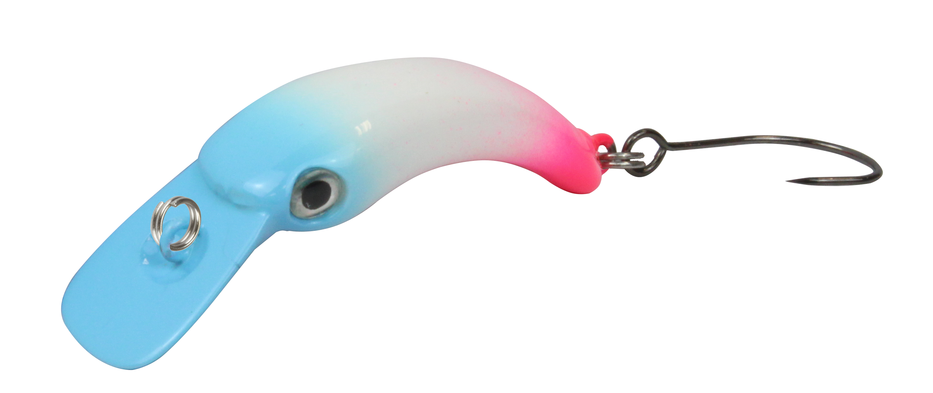 Wobbler Masu 1,2 g UV blau / weiß / pink