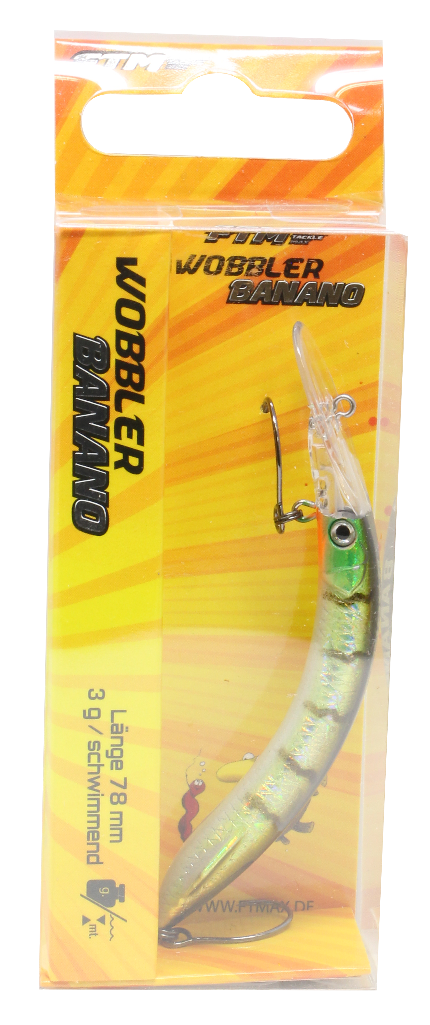 Wobbler Banano 78 mm 3 g Farbe 05