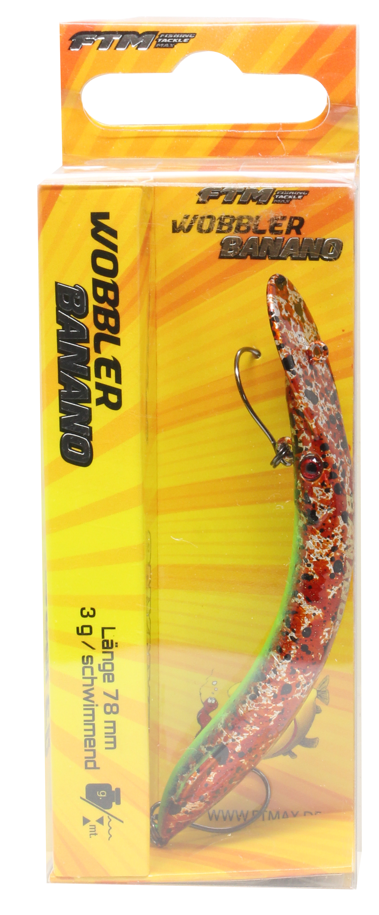 Wobbler Banano 78 mm 3 g Farbe 06