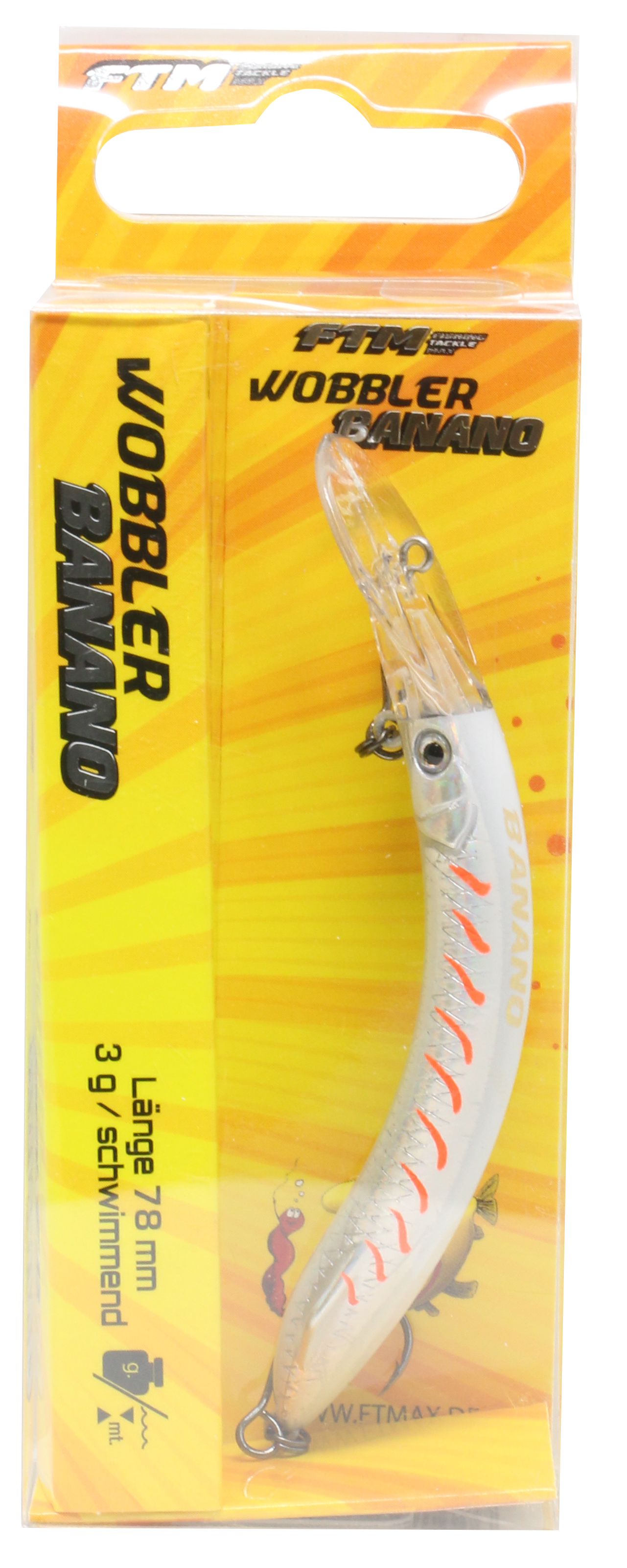 Wobbler Banano 78 mm 3 g Farbe 07