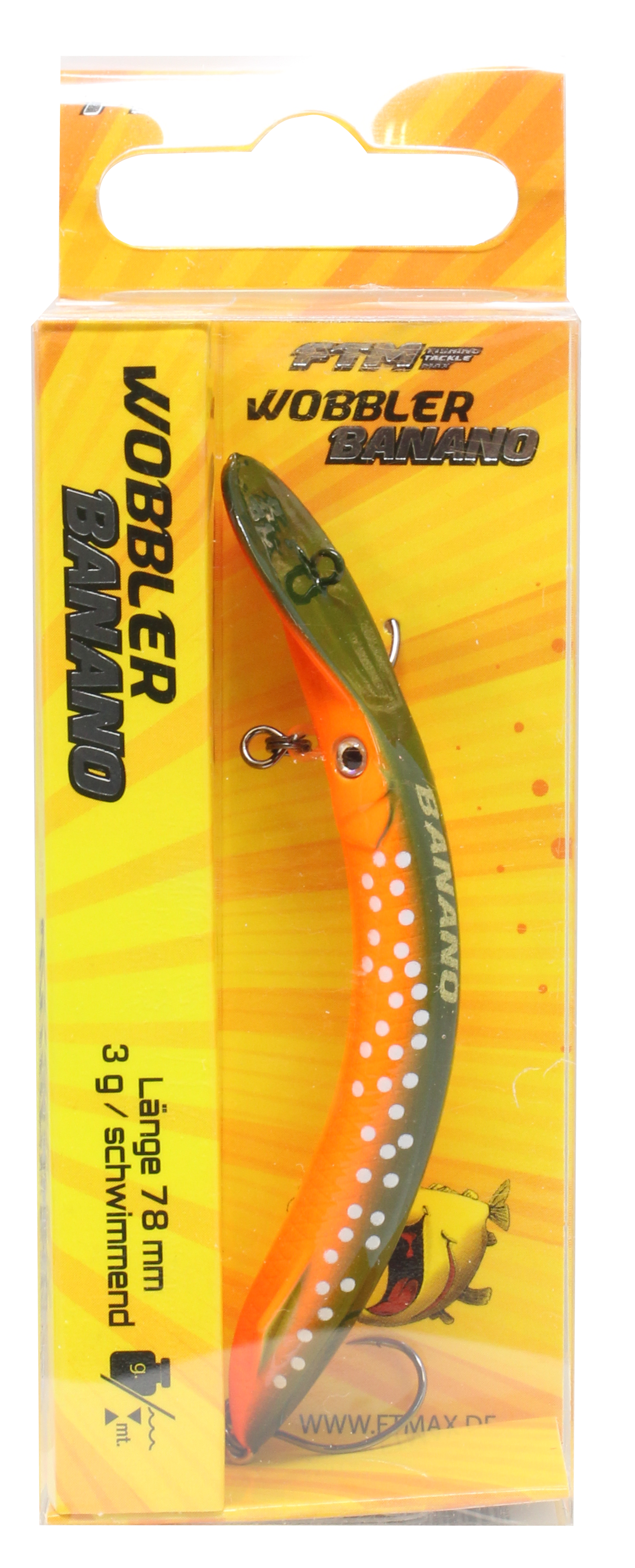 Wobbler Banano 78 mm 3 g Farbe 09