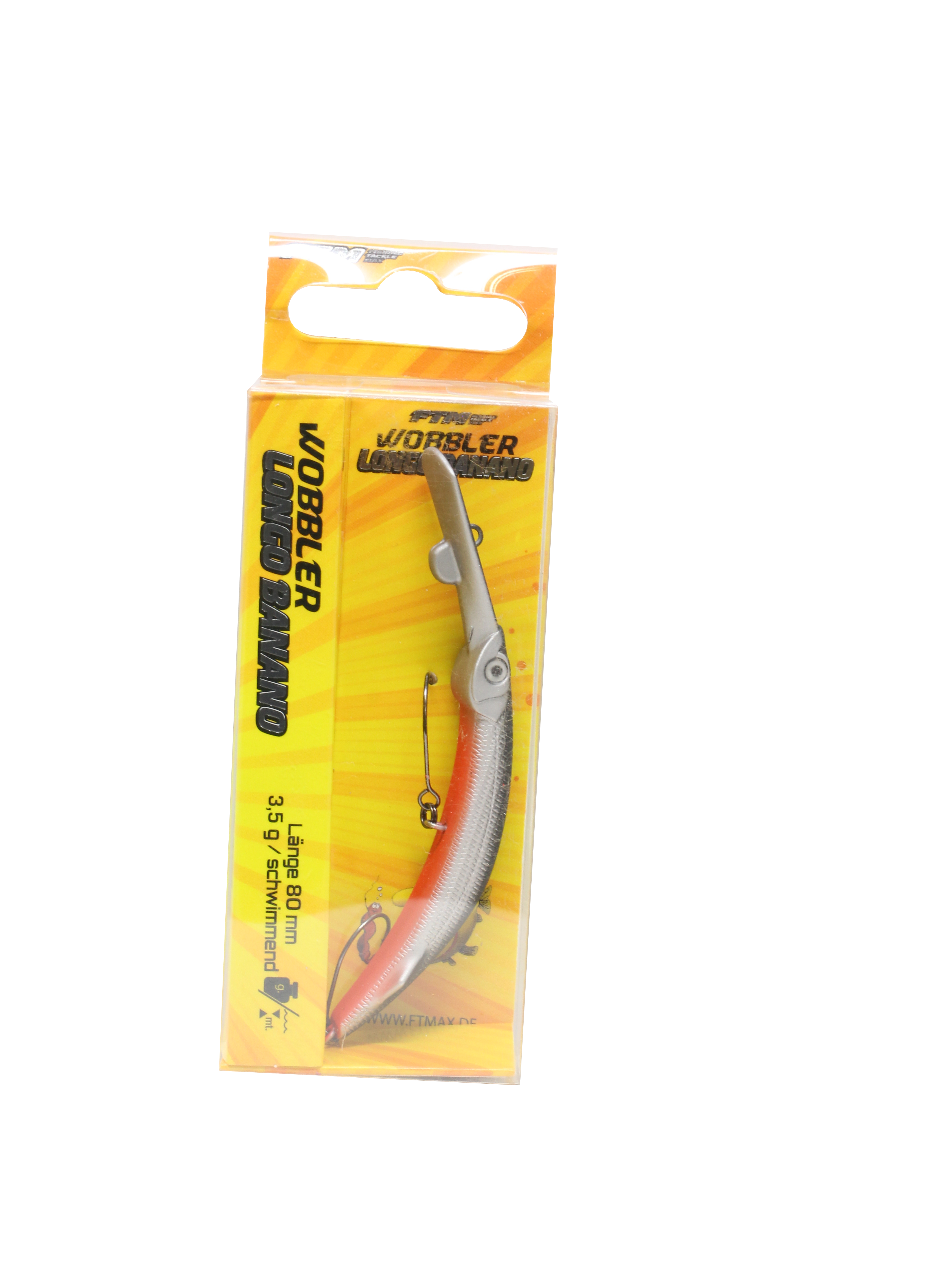 Wobbler Longo Banano 80 mm 3,5 g Farbe 04