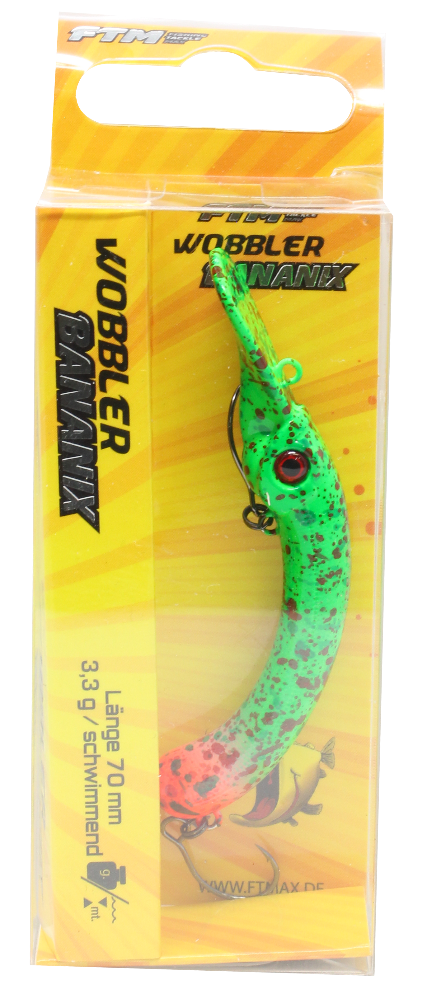 Wobbler Bananix 70 mm 3,3 g Farbe 01