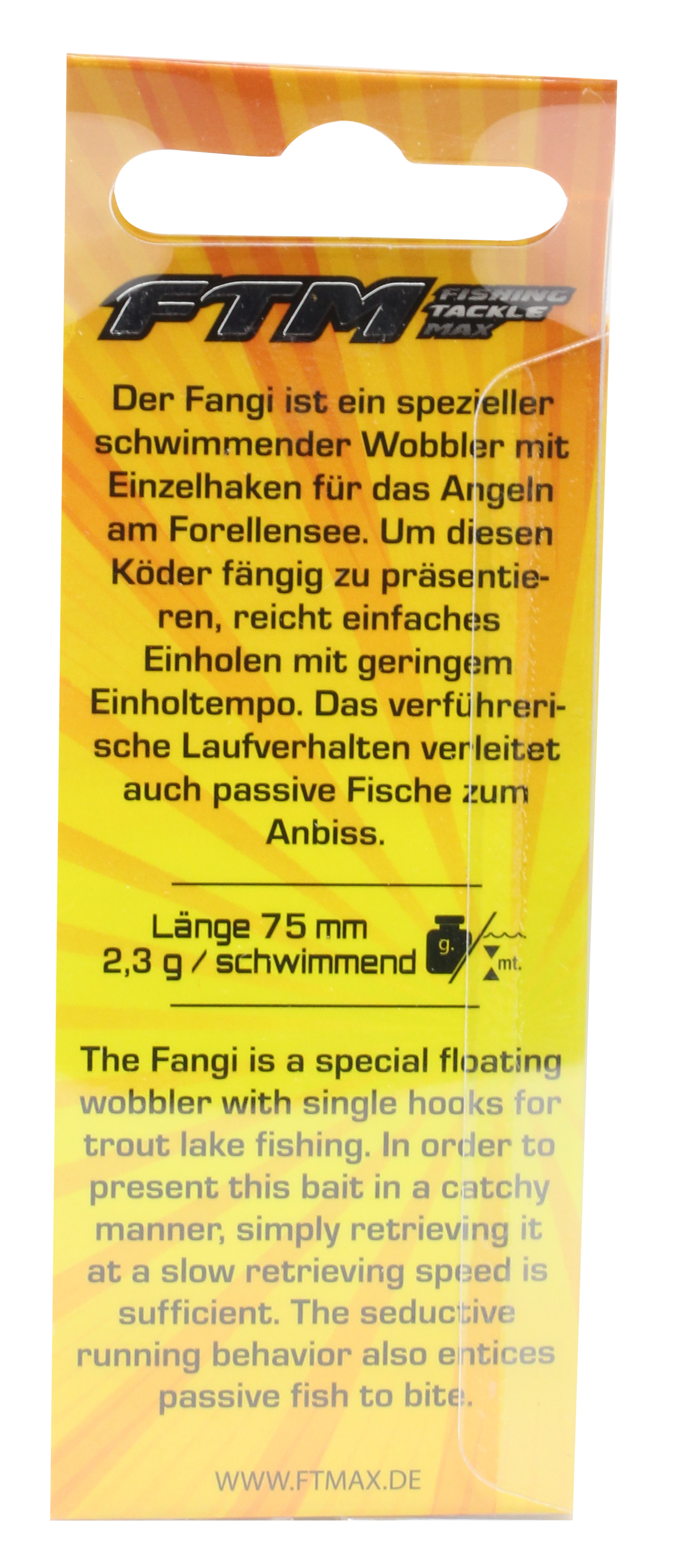 Wobbler Fangi 75 mm 2,3 g Farbe 05