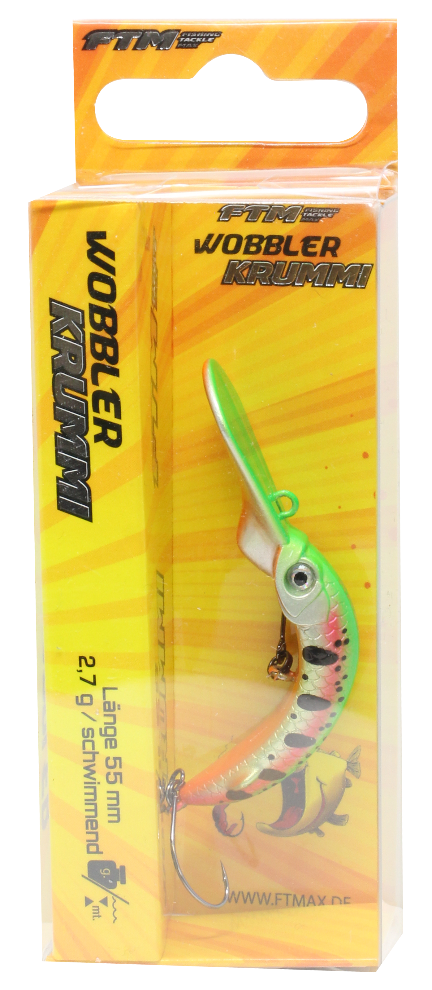 Wobbler Krummi 55 mm 2,7 g Farbe 08
