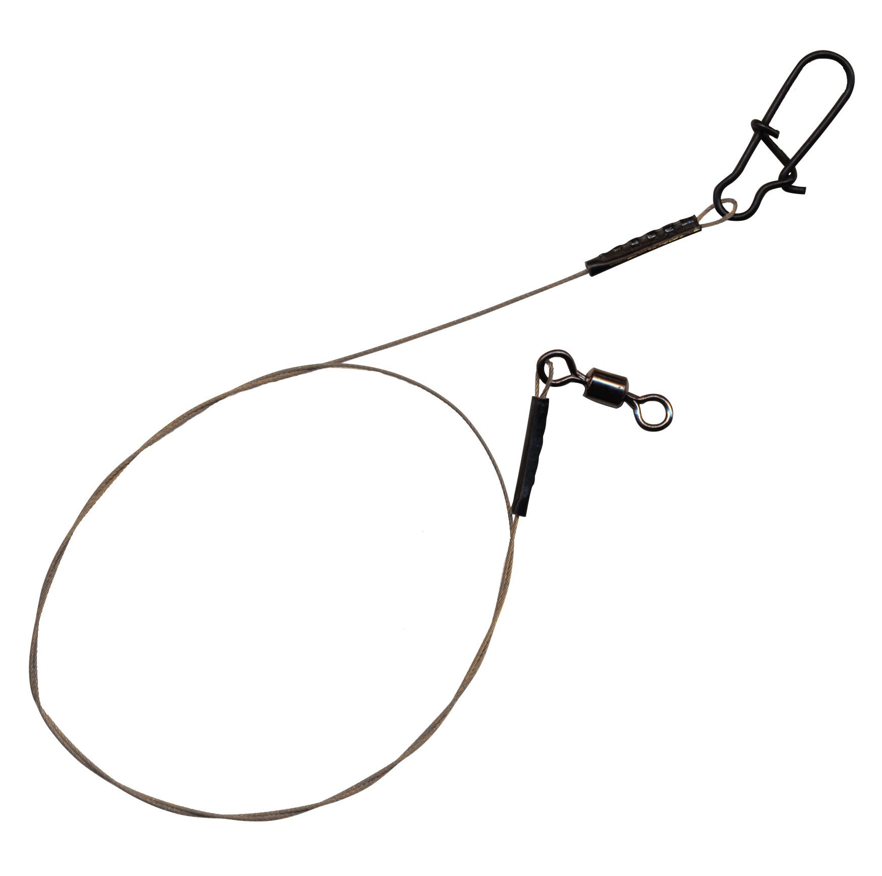 Stahlvorfach ohne Haken / Einhänger - No Knot Verbinder Inh. 2 Stk.