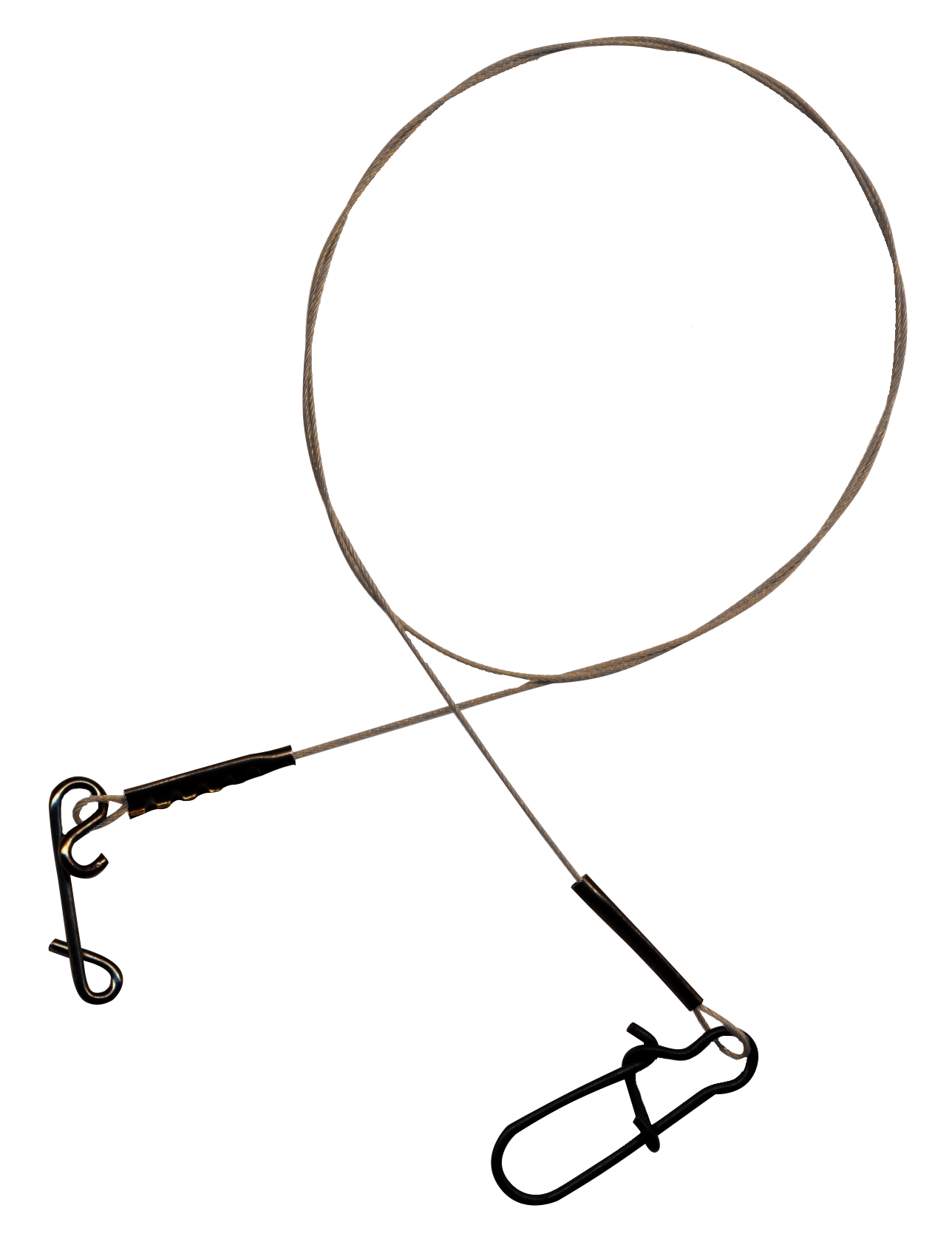 Stahlvorfach ohne Haken / Einhänger - No Knot Verbinder Inh. 2 Stk.