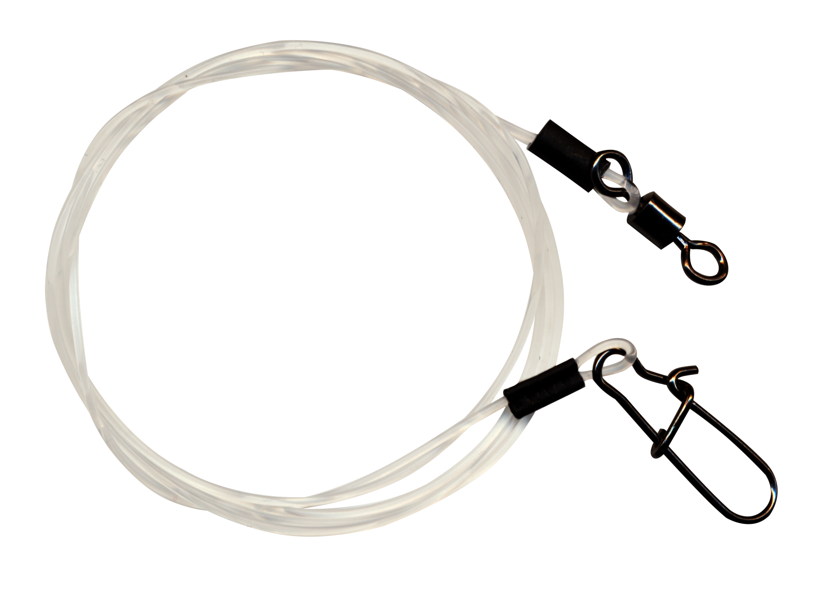 Vorfach Fluocarbon ohne Haken / Einhänger - Wirbel Inh. 2 Stk.