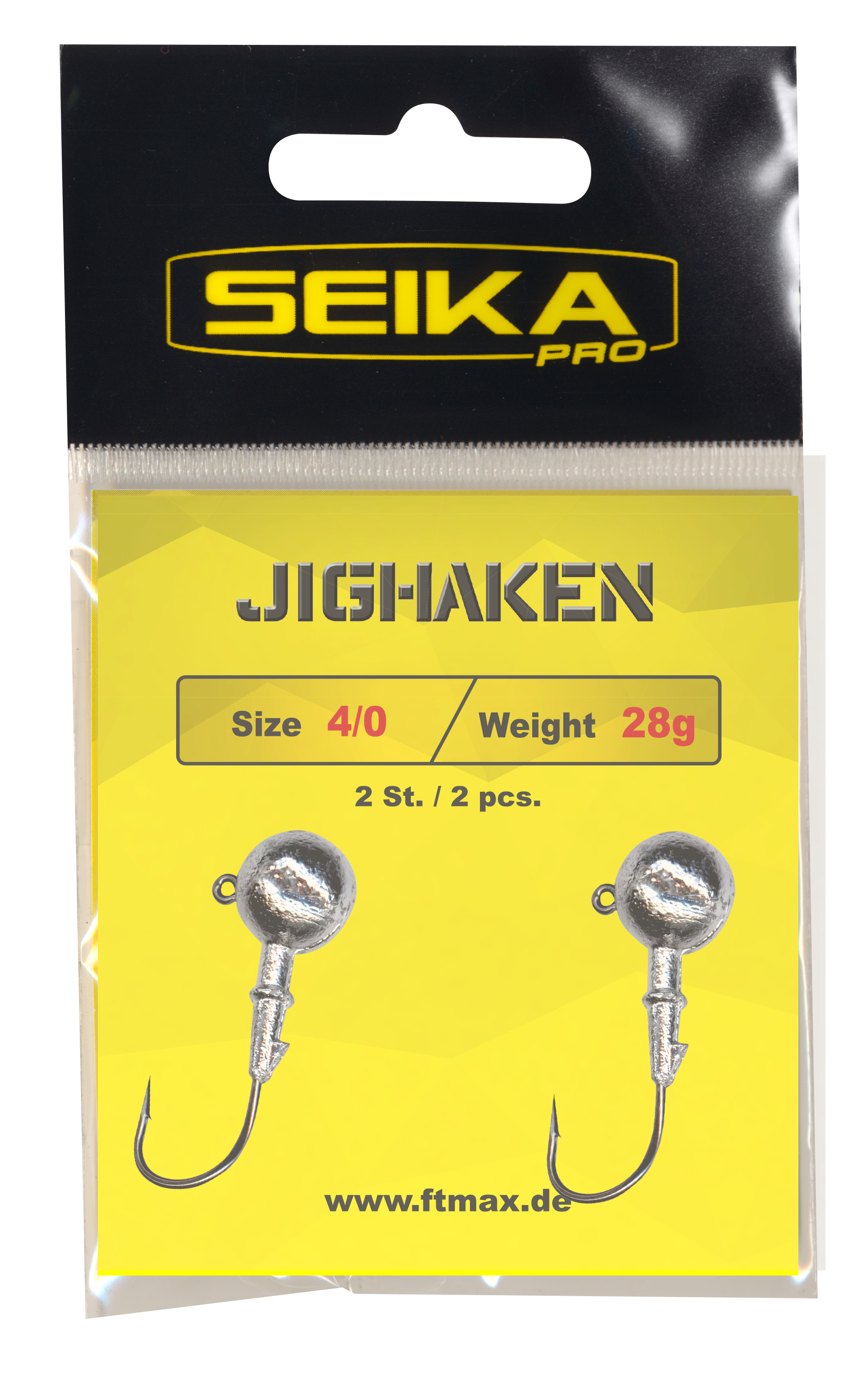 Jigköpfe 28 g Gr. 4/0 Inh. 2 Stk.