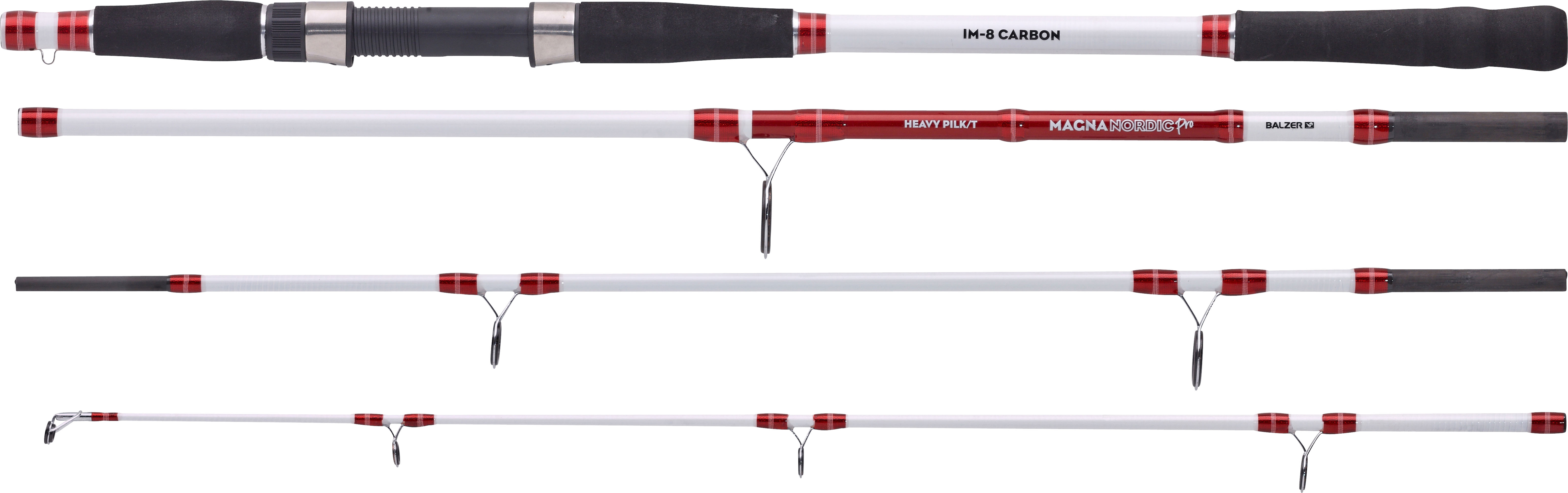 Magna Nordic Pro Heavy Pilk/Travel, 2,40m, 4-teilig