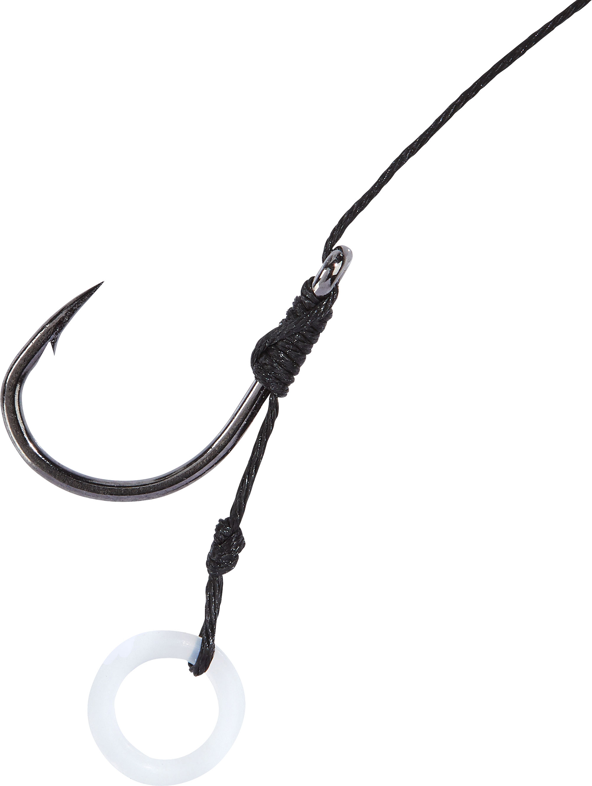Premium MF Rigs mit geflochtener Schnur und Pelletband, Hakengröße 6, 0,22mm