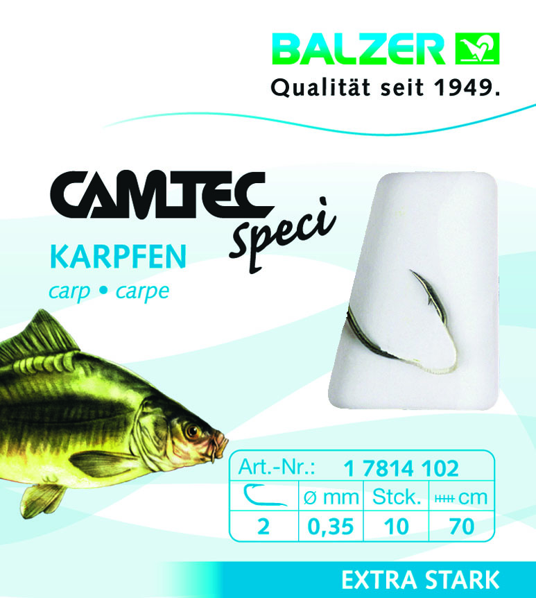 Camtec Speci Karpfen extra stark schwarz 70cm #4