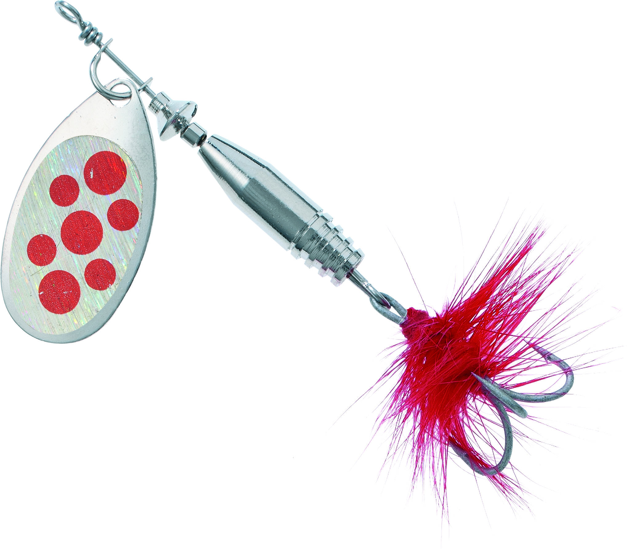 Colonel Spinner Classic silber rote Punkte 3g