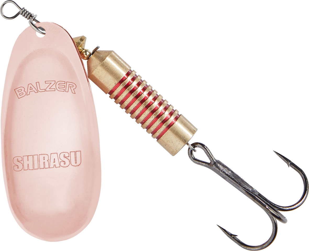 Shirasu Hecht Spinner 28g, Kupfer