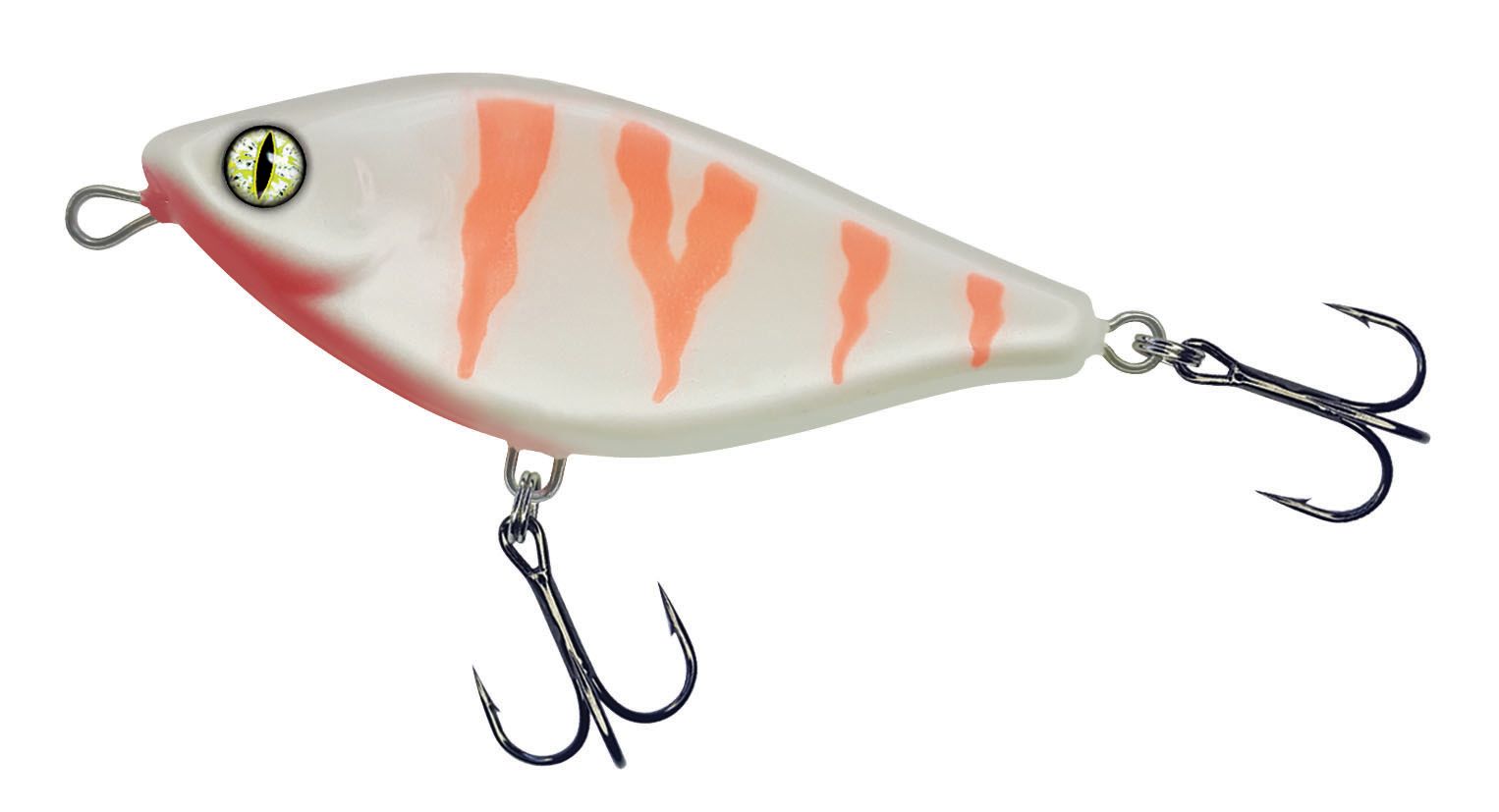 Shirasu Jerk Bait Stripe Albino 10cm