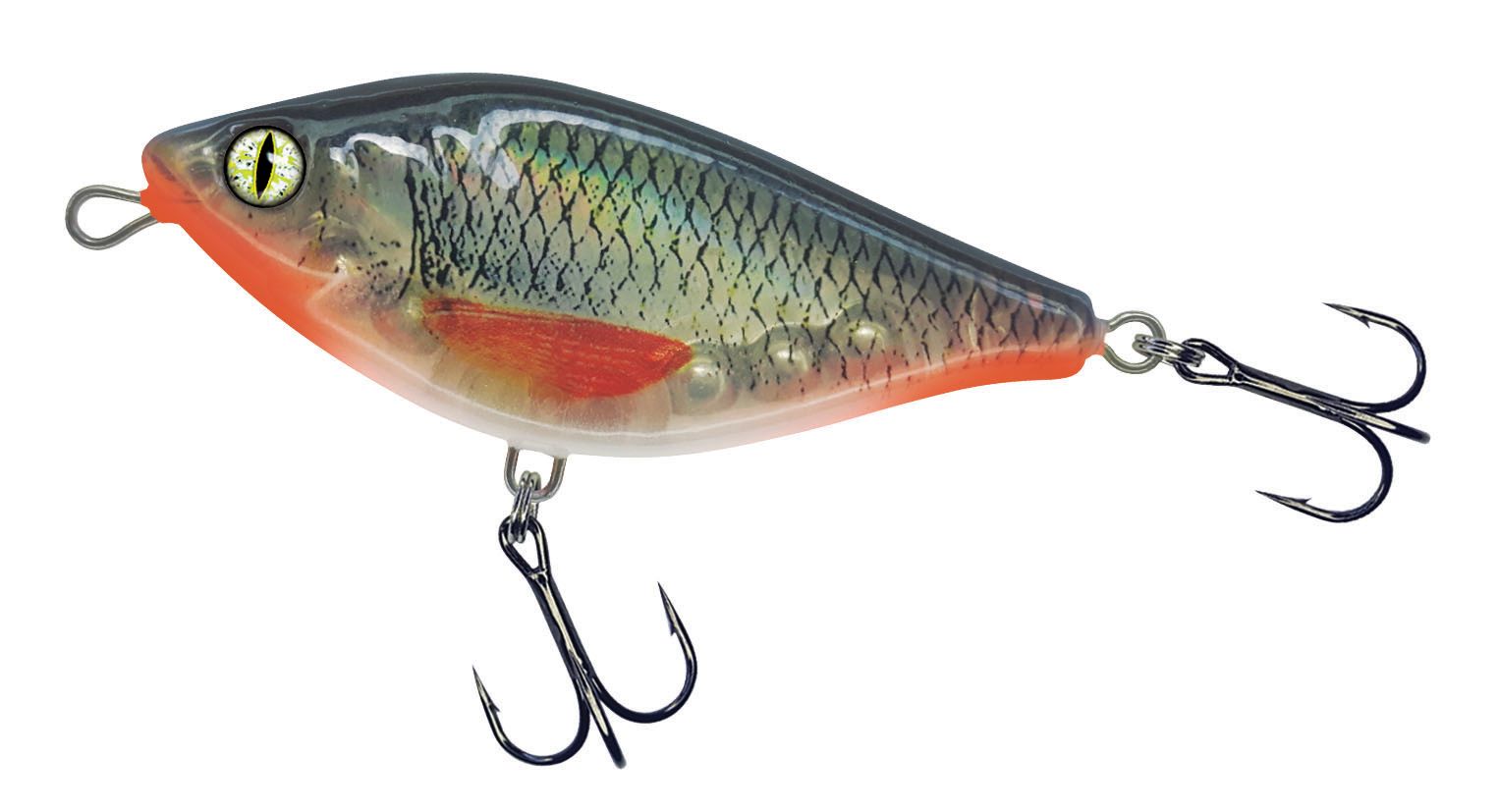Shirasu Jerk Bait Clear Roach 12cm