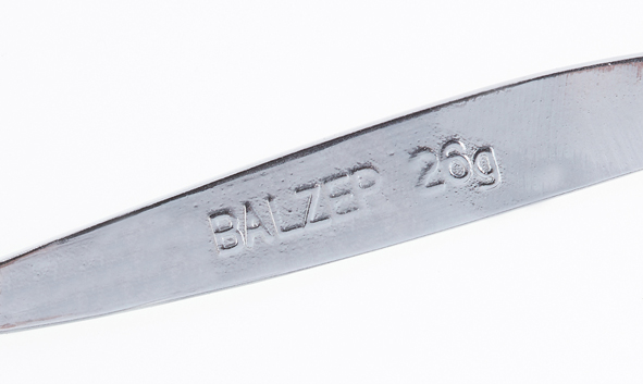Meeforellenblinker Grün-Gelb-Reflex 18g