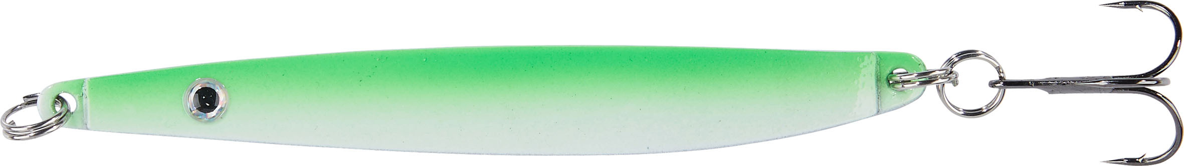 Meeforellenblinker Grün-Weiß 26g