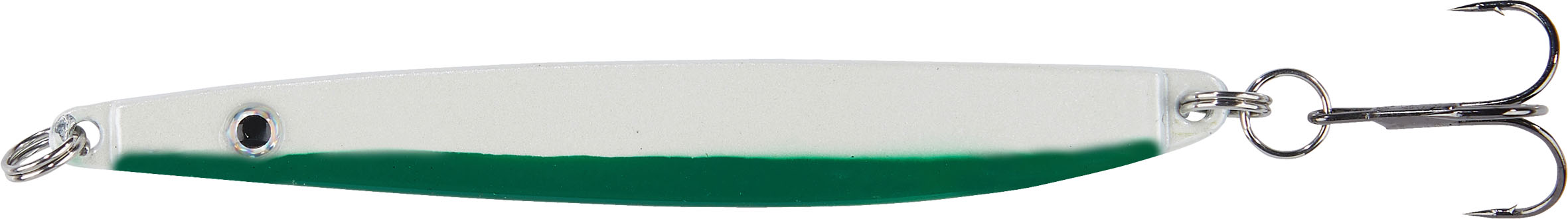 Meeforellenblinker Weiß-Grün 18g