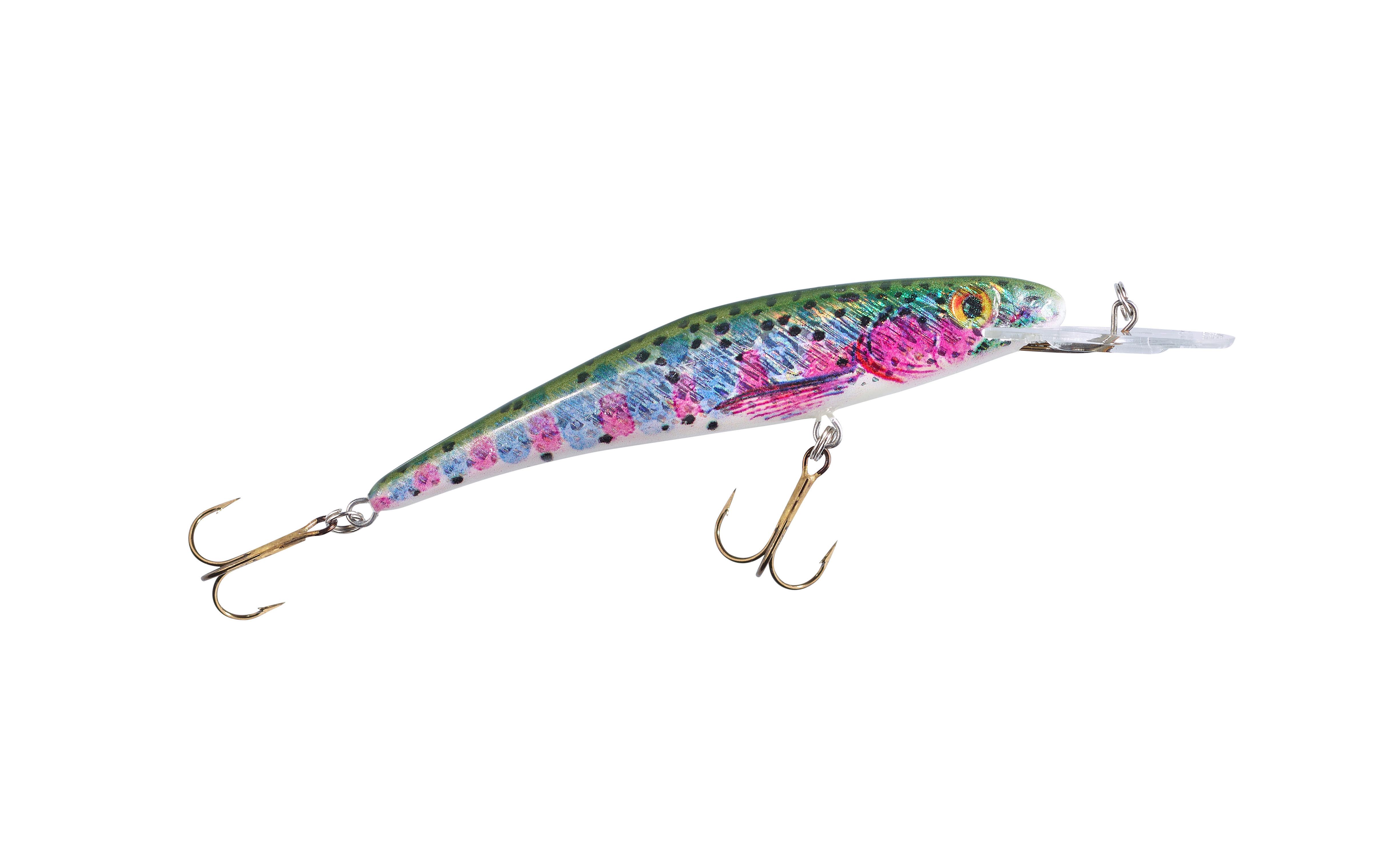 MK Adventure UV Booster NATURE Wobbler Deep Runner Regenbogenforelle 11cm