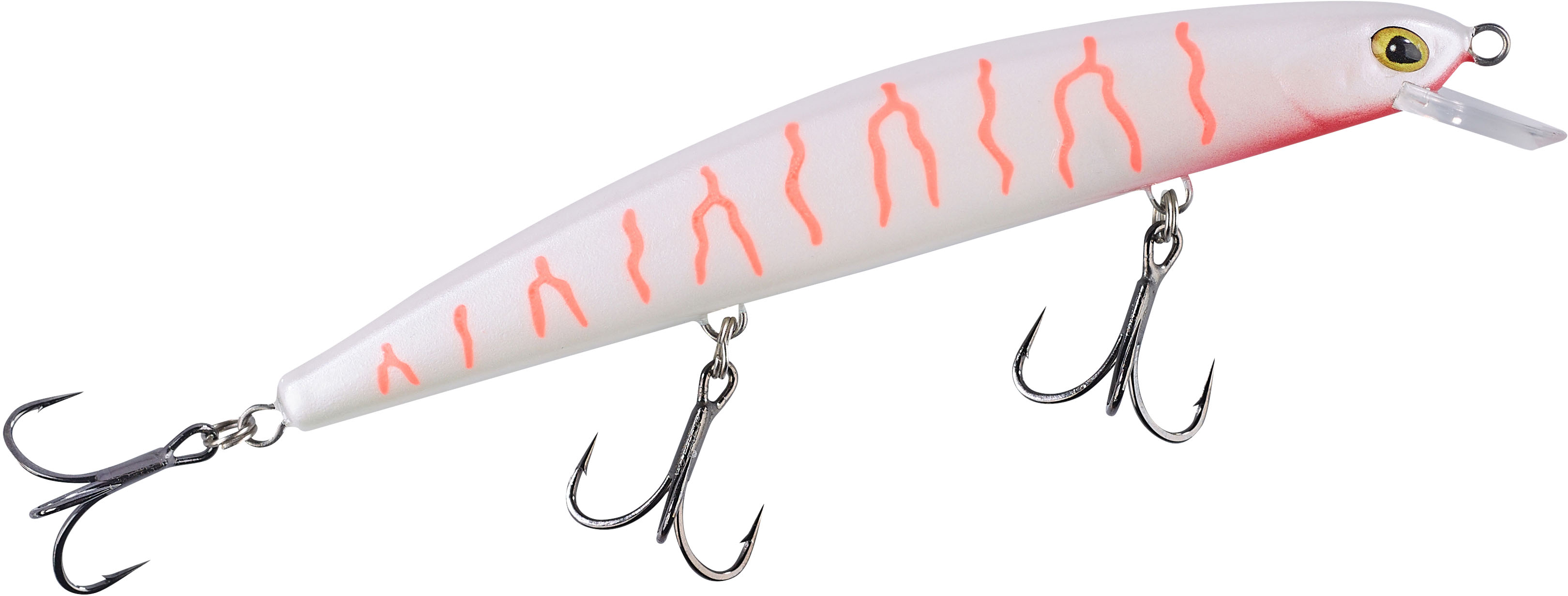 MK Zanderscheuche Wobbler, Albino, 13cm
