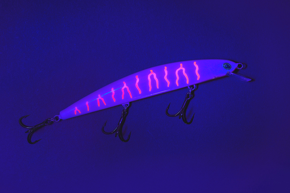 MK Zanderscheuche Wobbler, Albino, 13cm