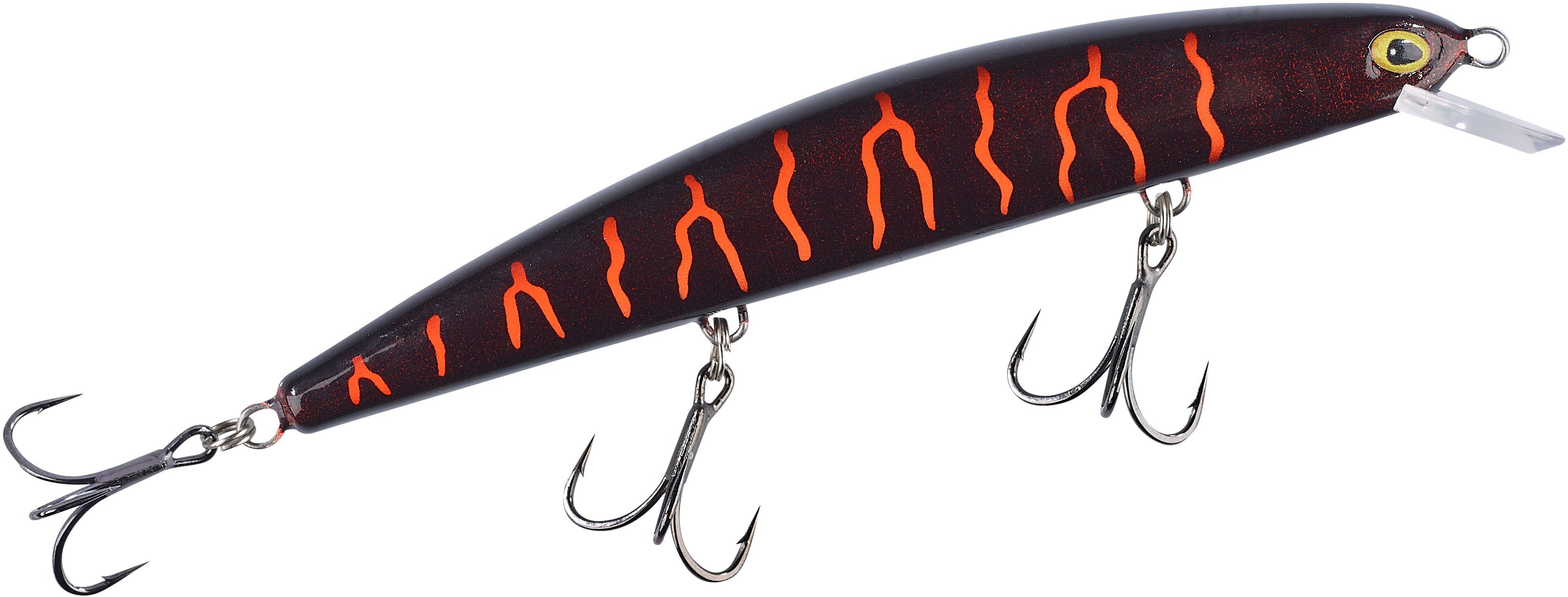 MK Zanderscheuche Wobbler, Black Albino, 13cm