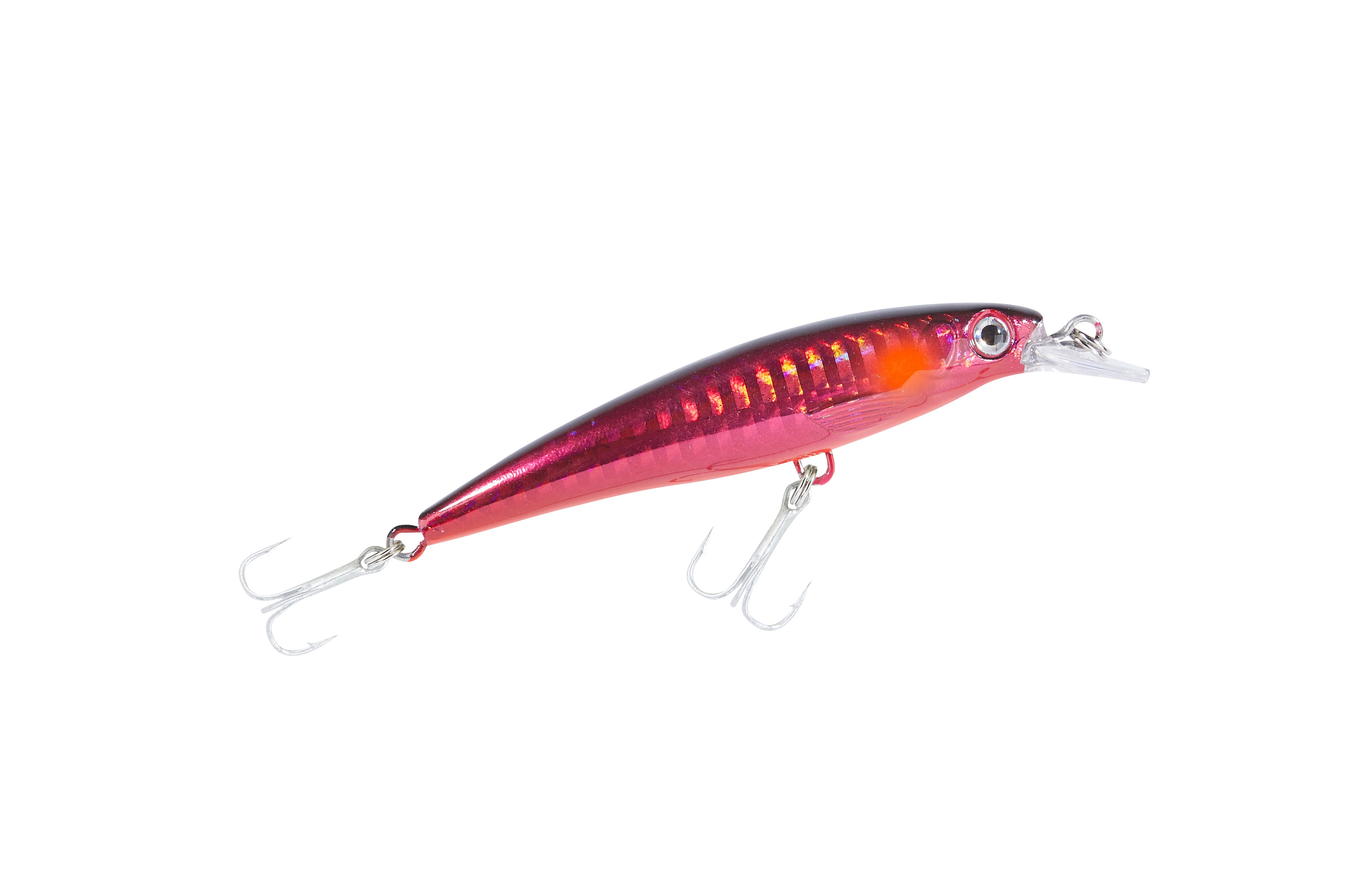 Colonel UV Striker Minnow Red Chrome 8cm