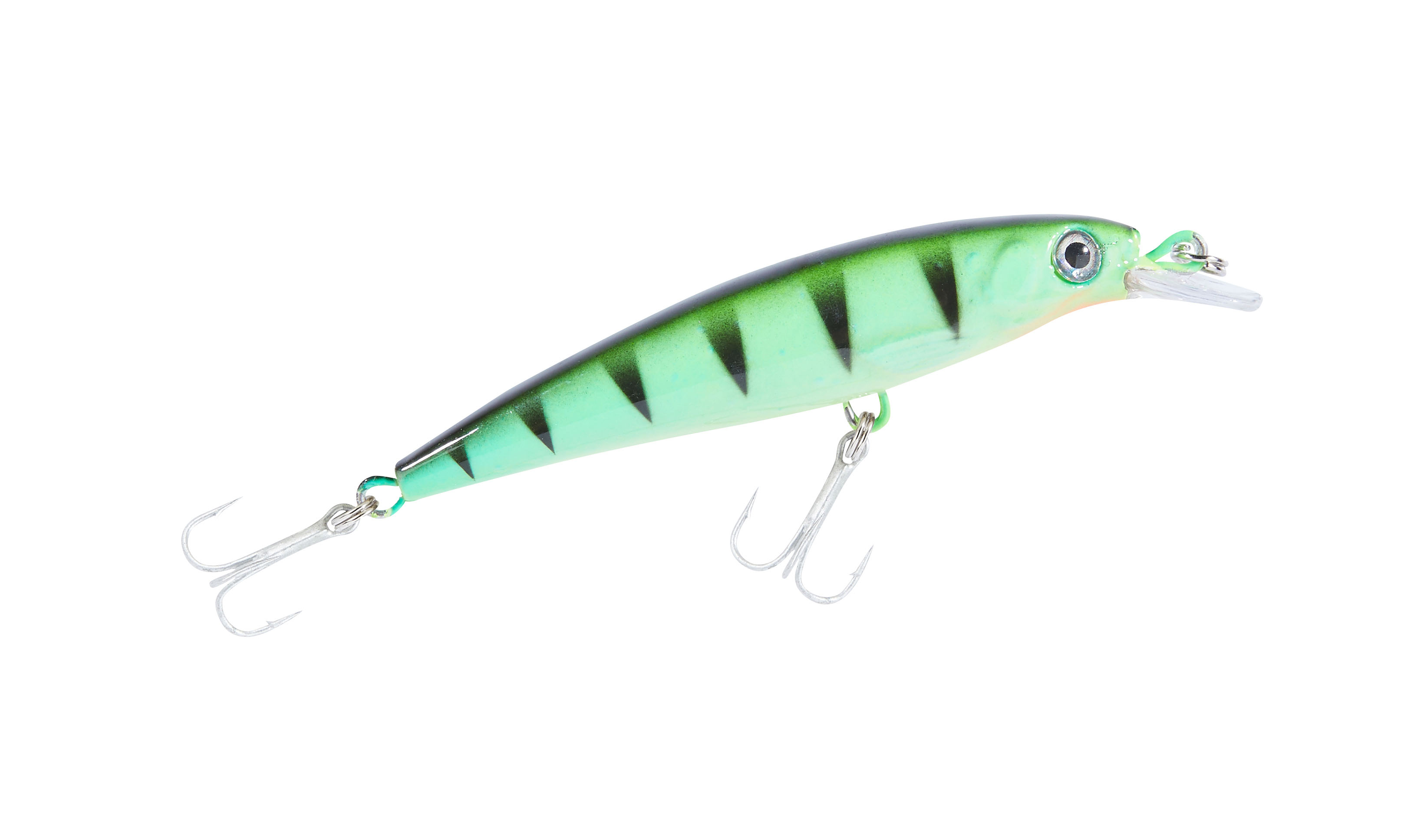 Colonel UV Striker Minnow Green Fire Tiger 12cm