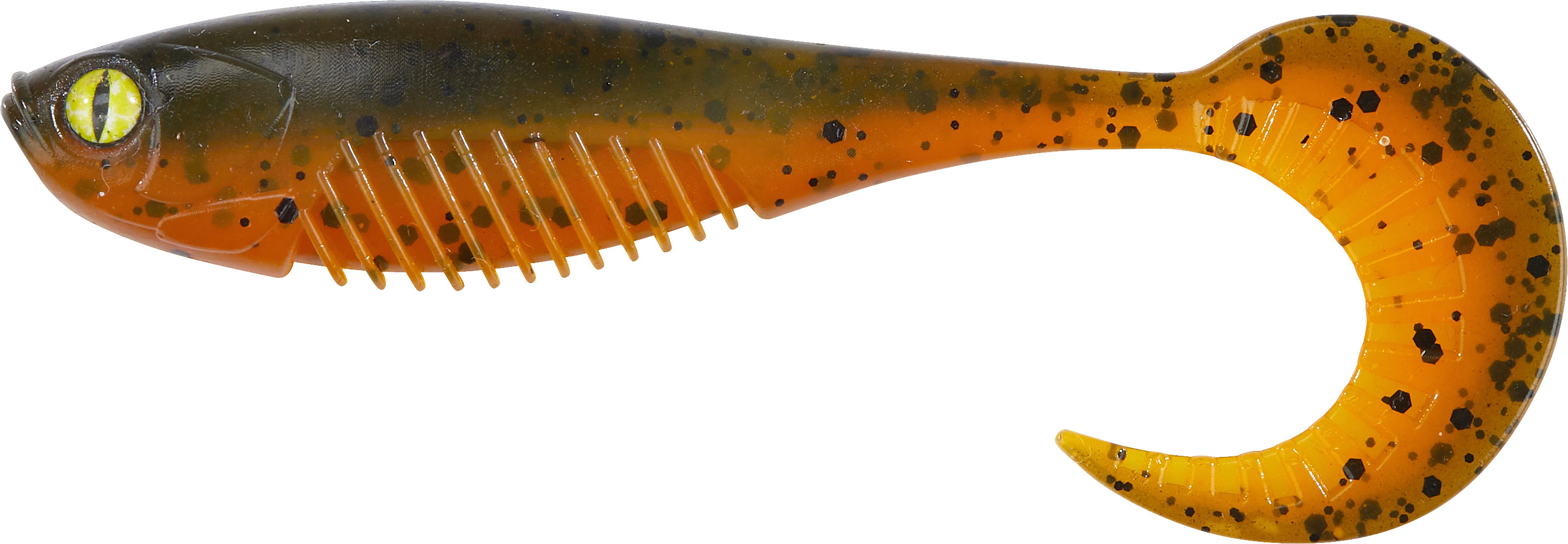 Punk&Twist, 7,5cm, Green Pumpkin-Amber Red