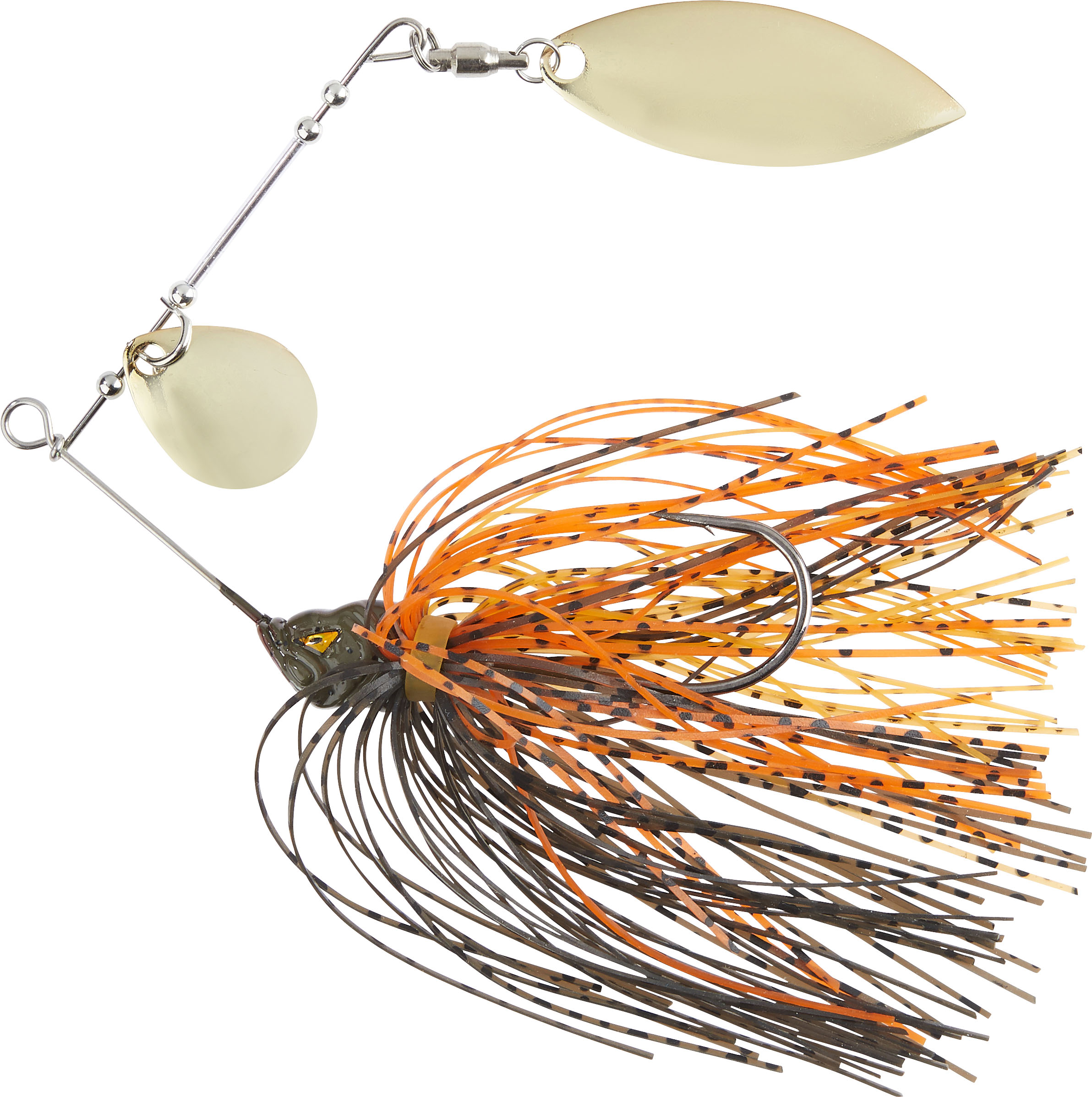 Spinnerbait Hecht, 3/0, 10g, Green Pumpkin-Amber Red