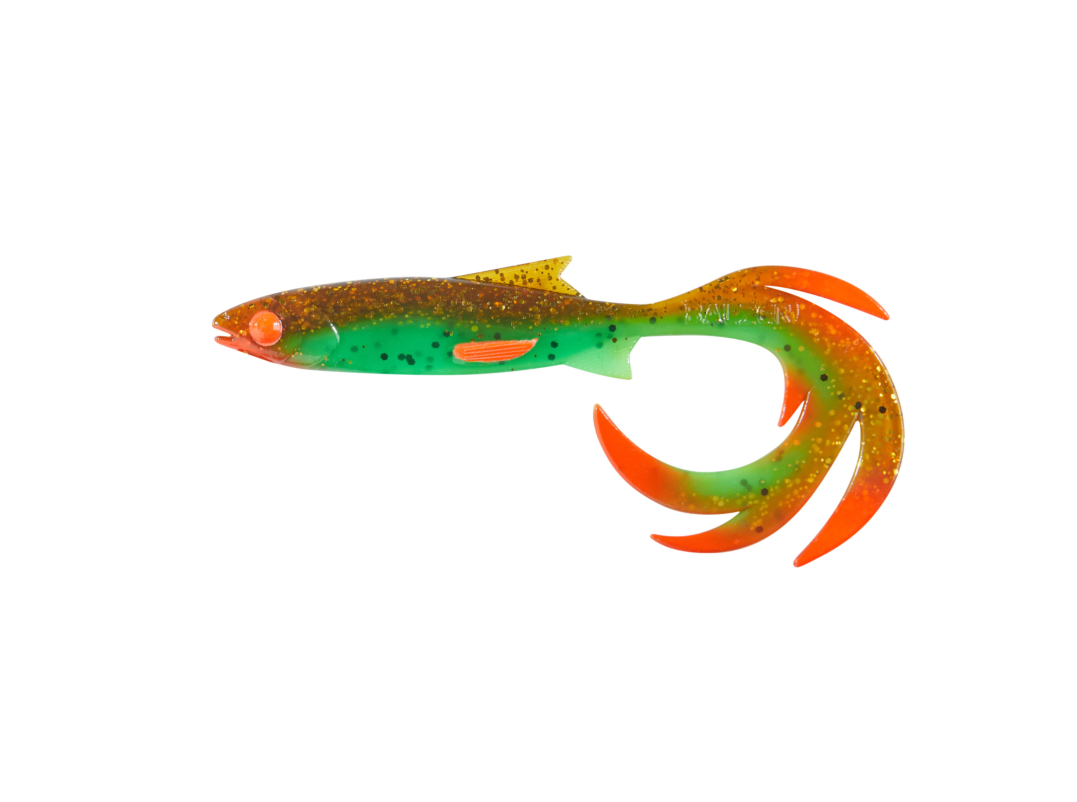 Shirasu Reptile Shad UV Booster Chartreuse Motoroil 15cm