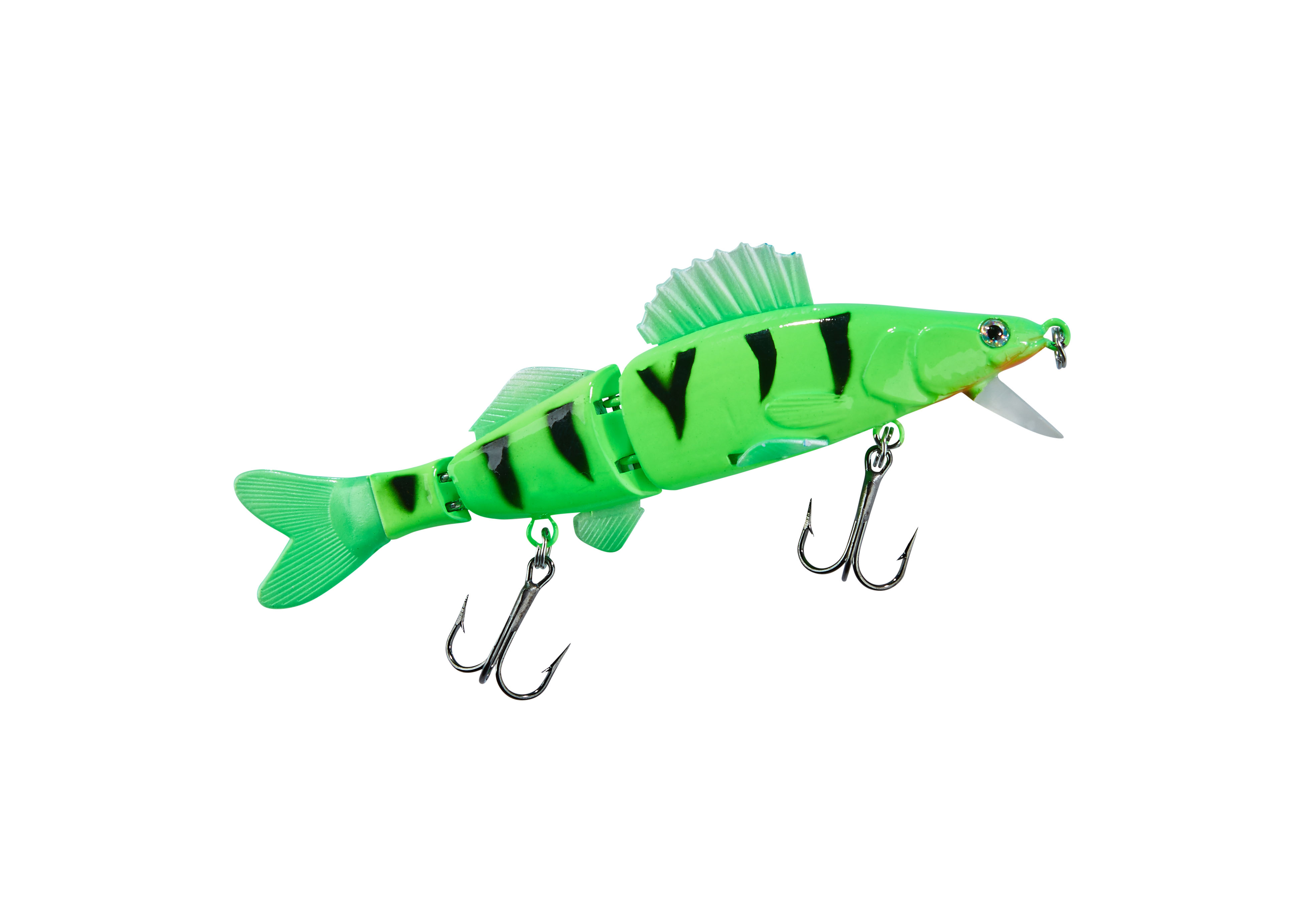 Shirasu Thunder Zander UV sinking Green Fire Tiger 11cm