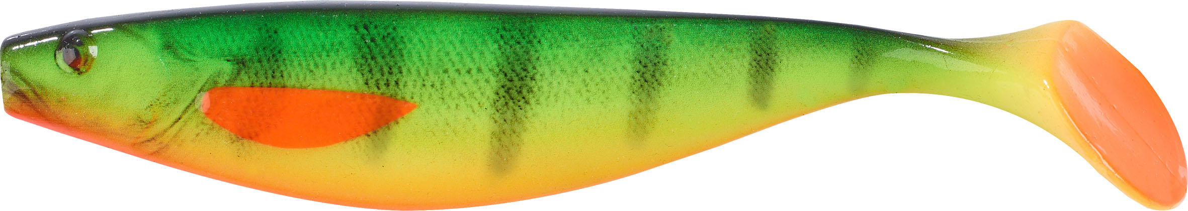 Shirasu Print Shad 2.0 Fire Perch 10cm