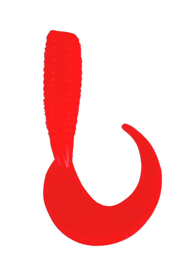 Shirasu Mini Twister 3cm rot