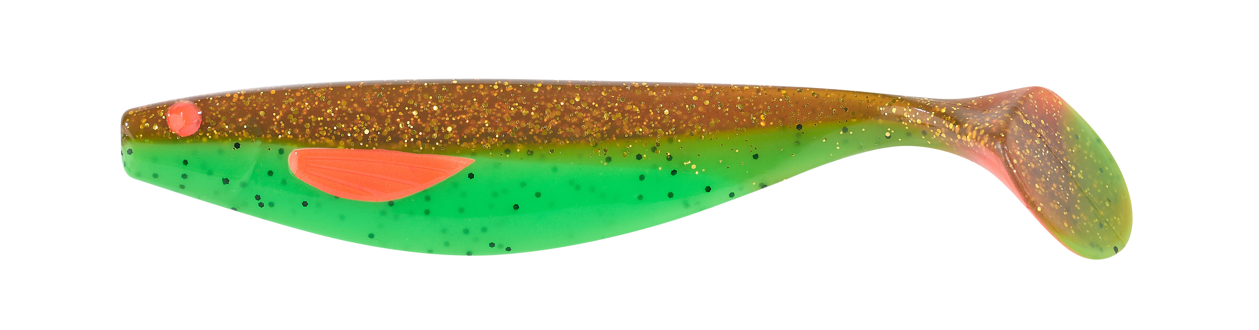 Shirasu UV Booster Shad Chartreuse Motoroil 23cm