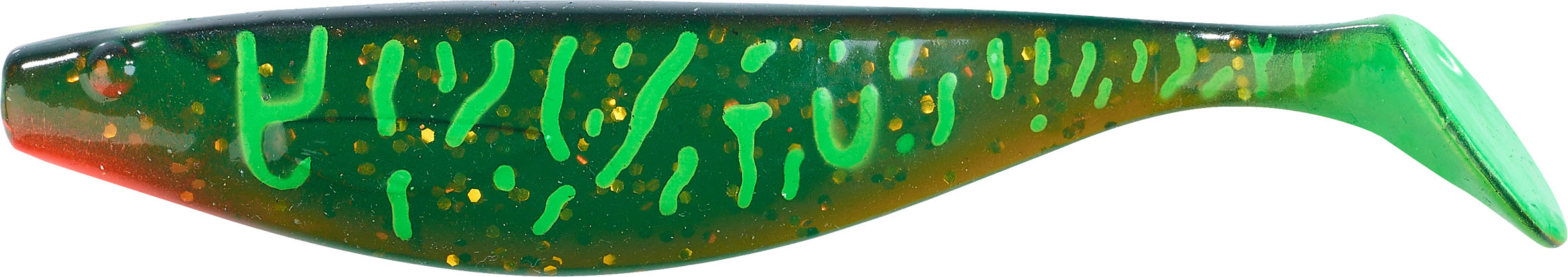 Shirasu Booster Shad 2.0 Toxic UV Pike Motoroil 10cm