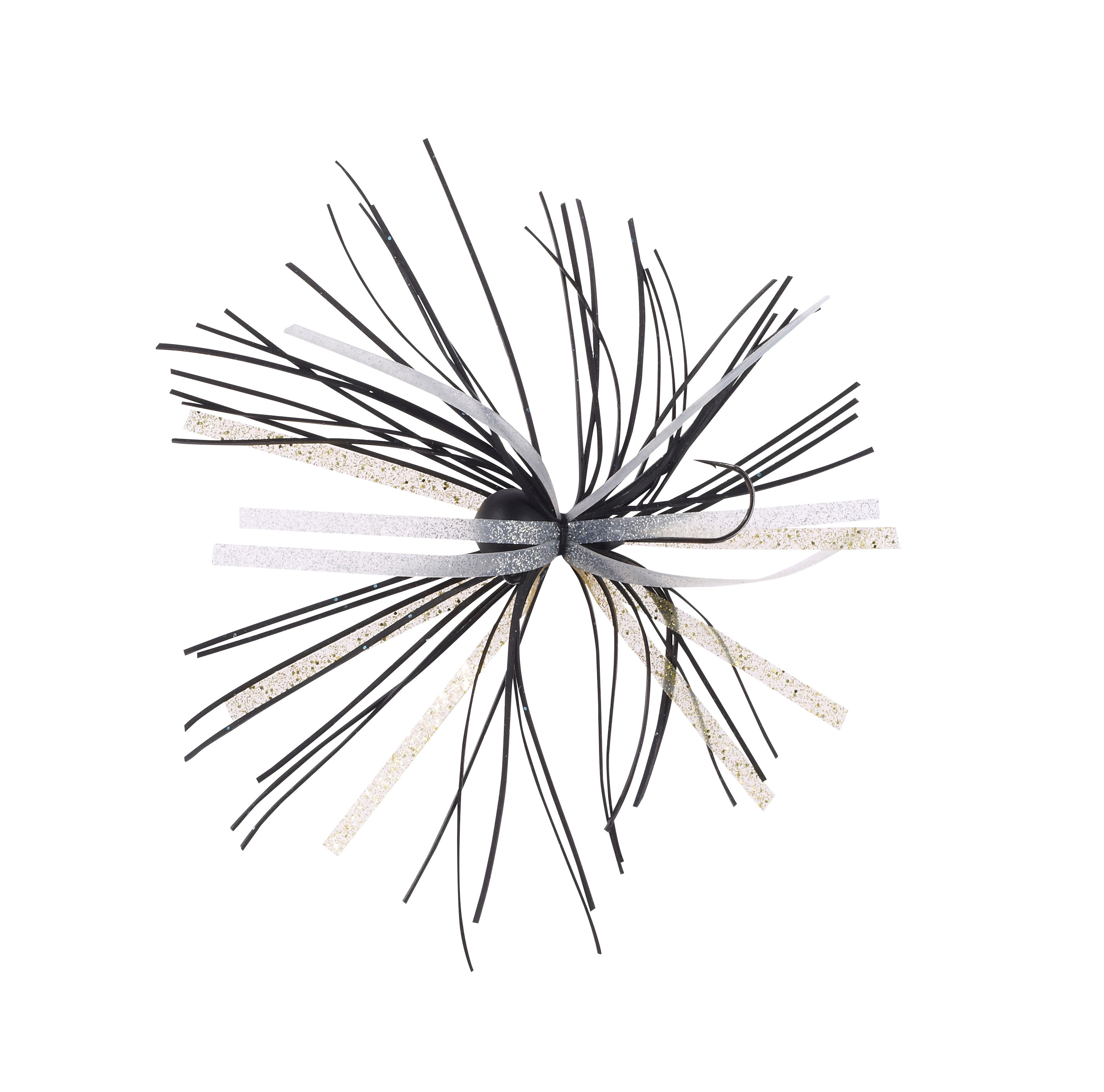 Shirasu Micro Skirt Jig schwarz-gold 5g