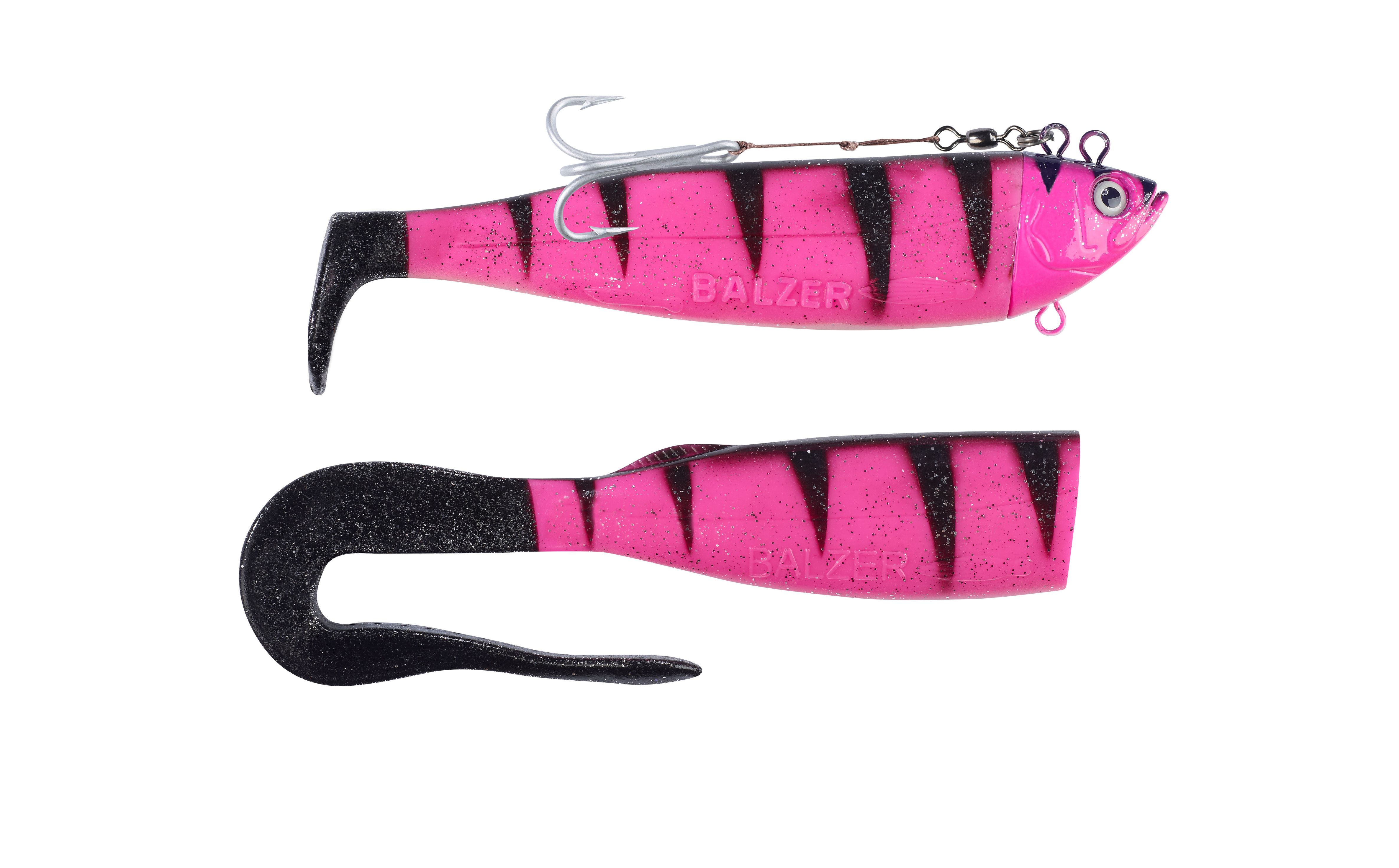 Adrenalin Arctic Shad pink-schwarz Fireshark 300g