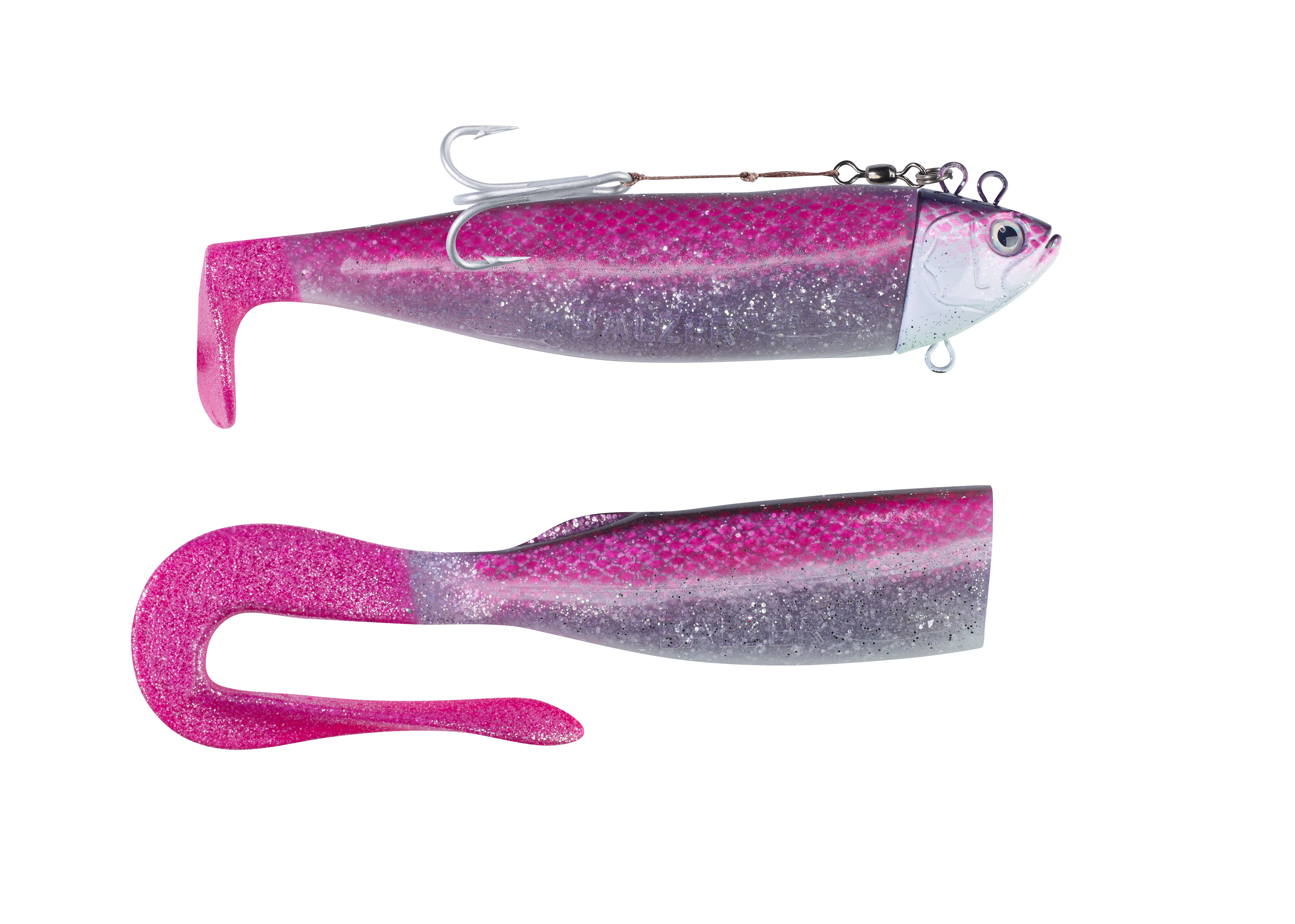 Adrenalin Arctic Shad pink-silber-Glitter/silber-Gitter Schwanz 400g