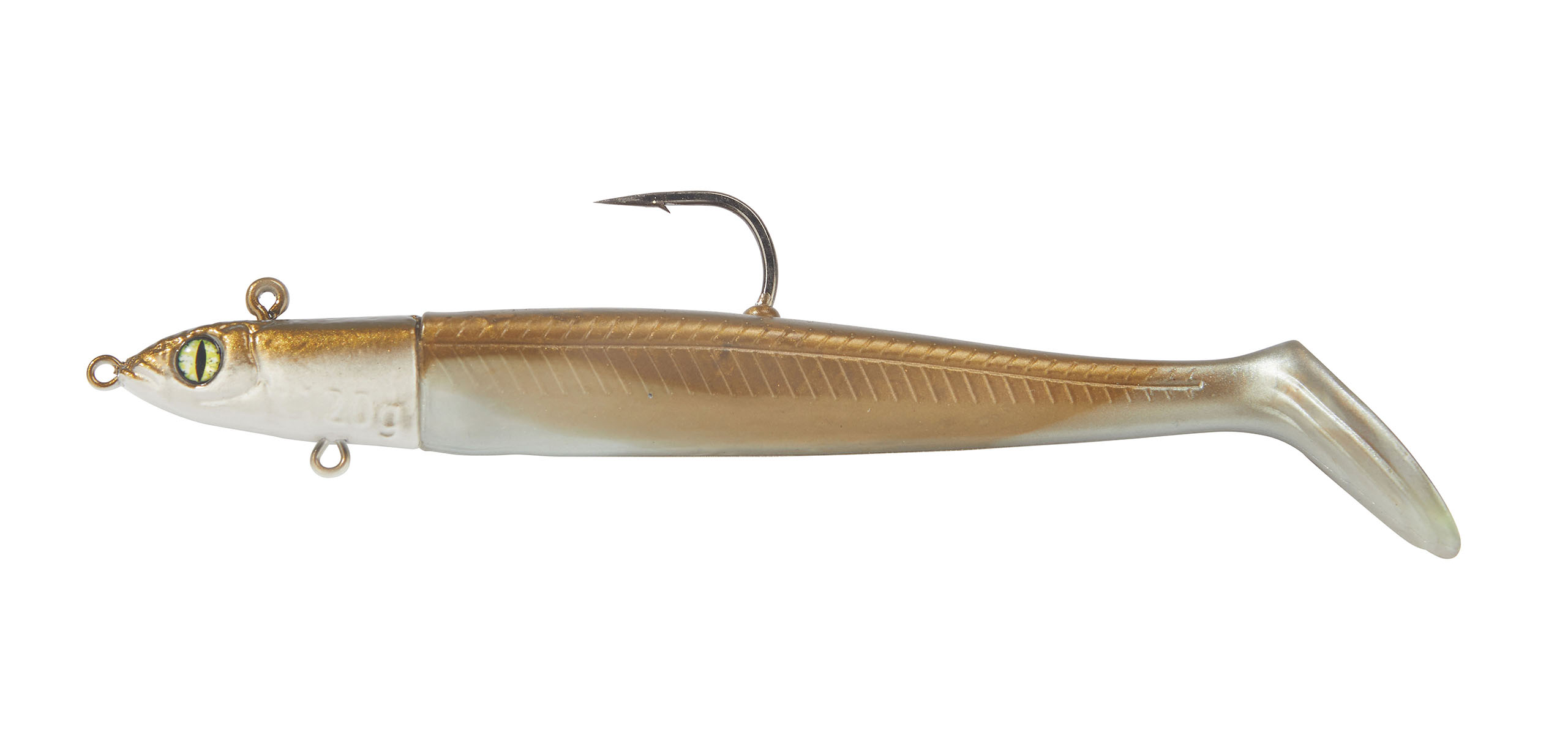 Valhall Rainer Korn Bullet Eel Schaufelschwanz, 80g, Natur Sandaal
