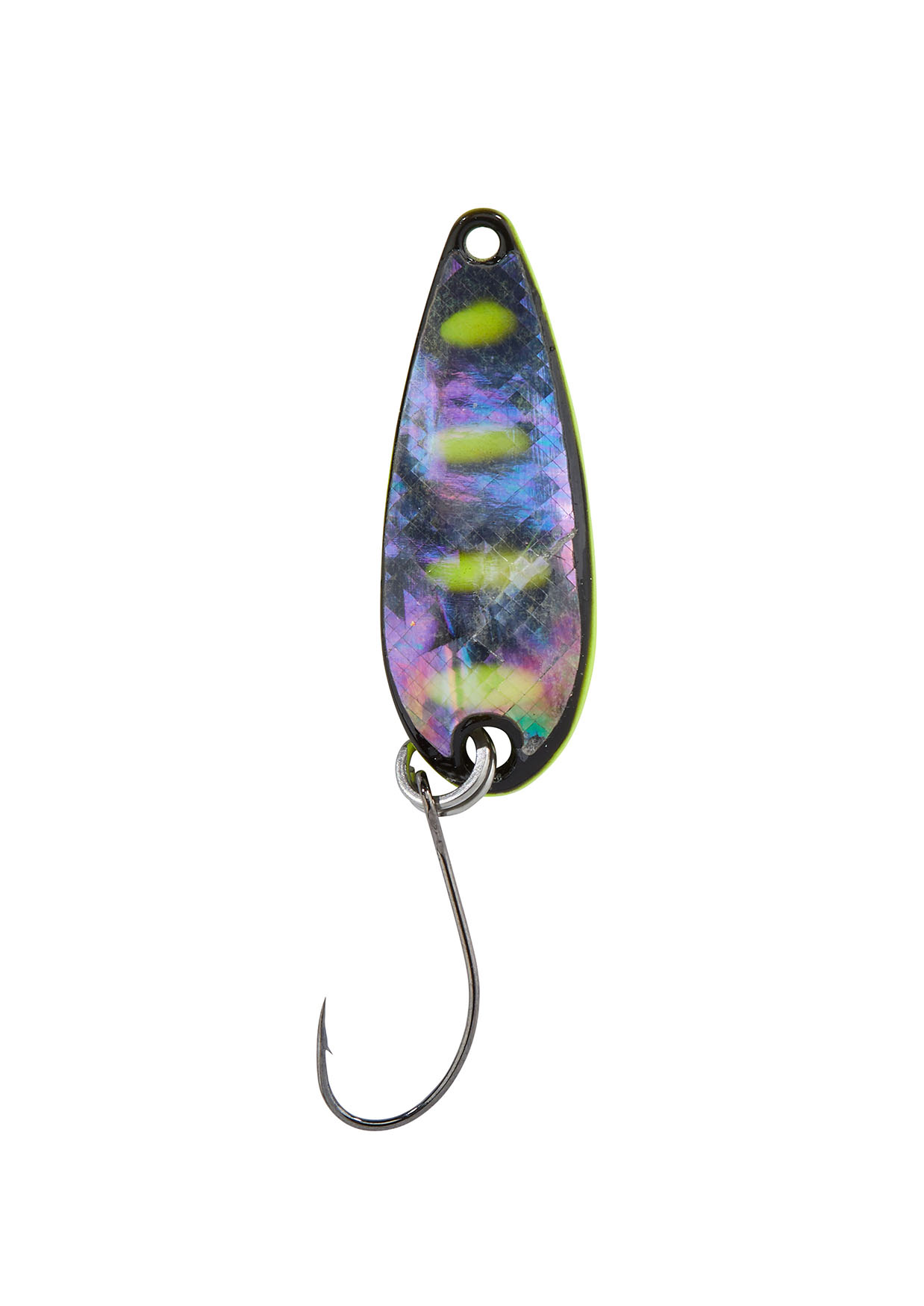 Abalone Spoon, schwarz mit gelben Streifen